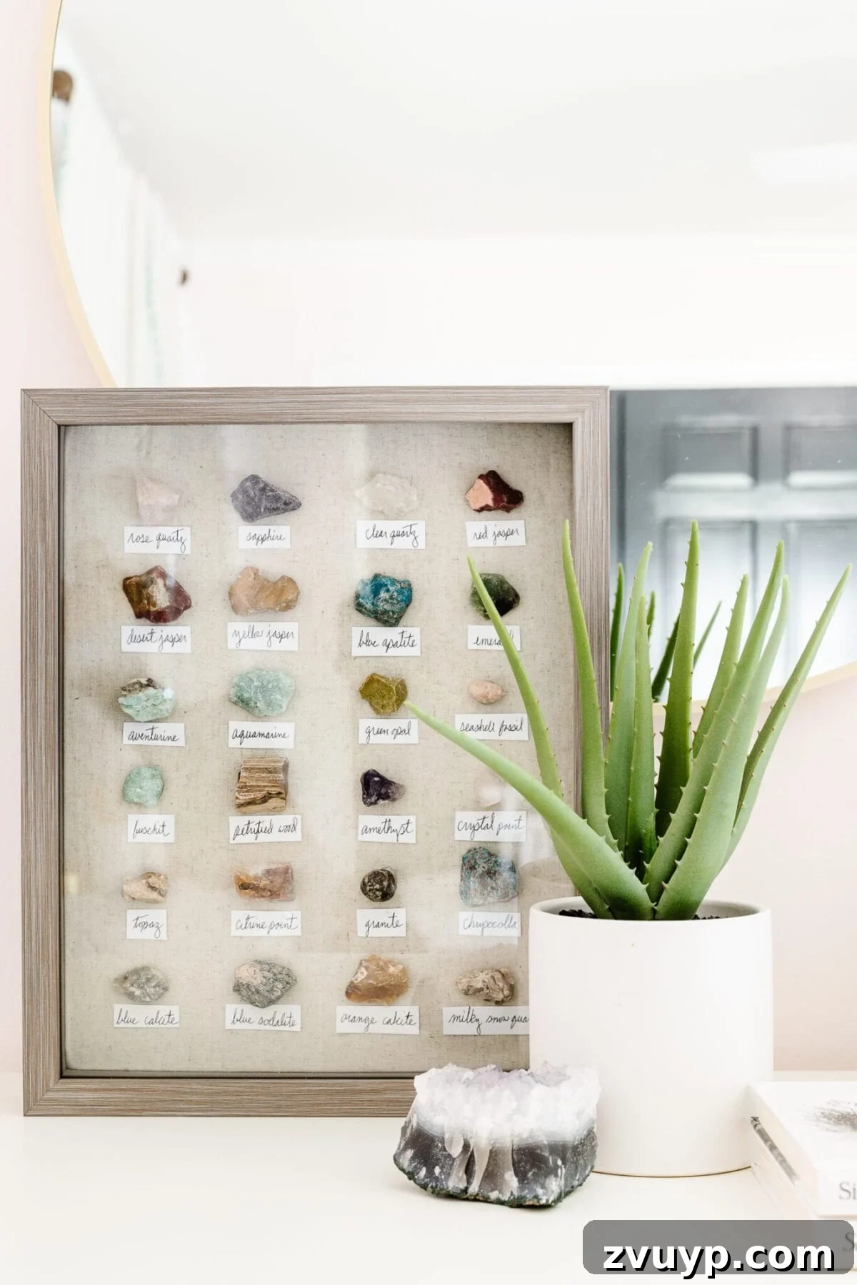 Boho Girl's Dream Room Makeover 15 A little girl bedroom gets a big girl update using a few boho furniture swaps, DIY geology art, and glam accents.