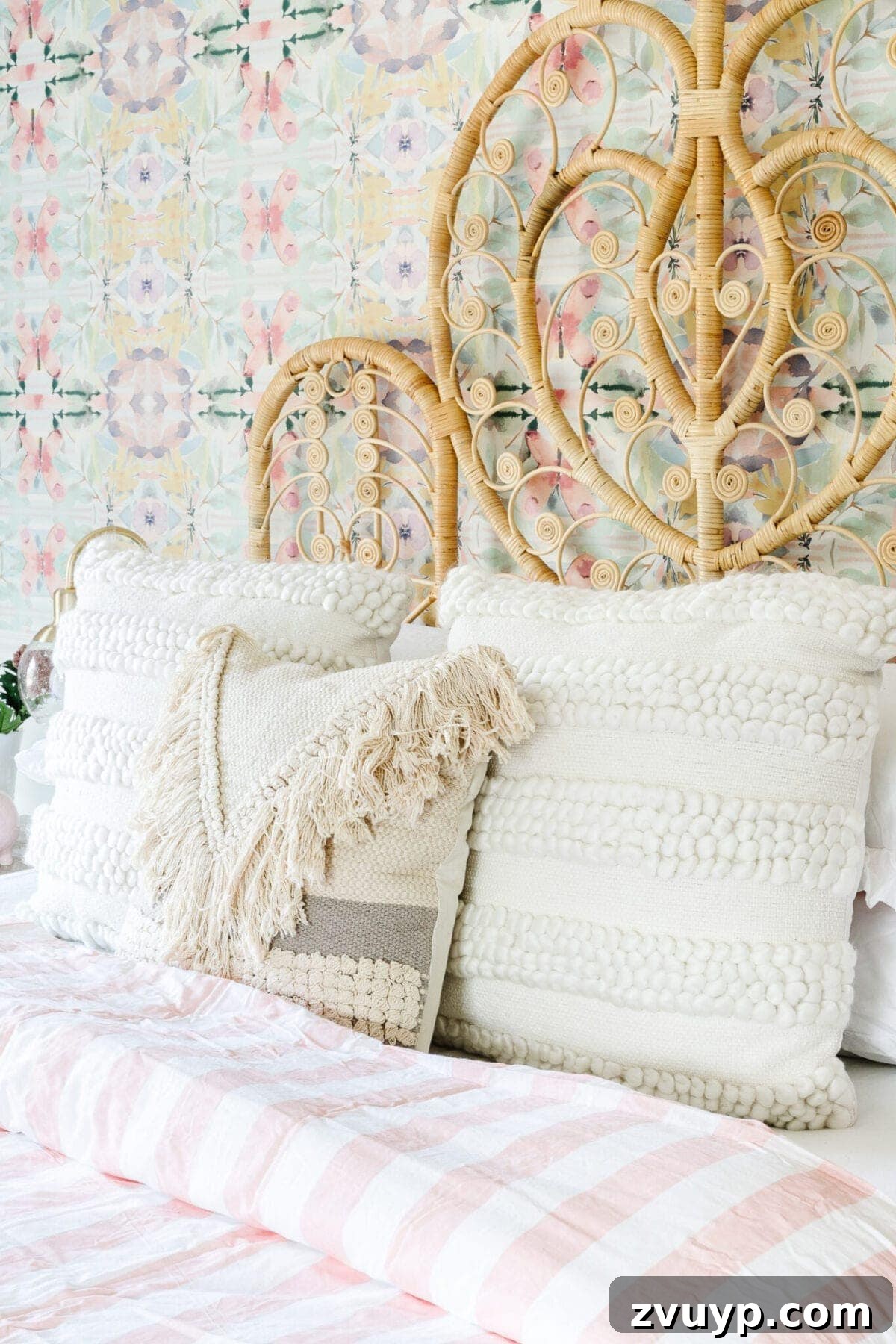 Boho Girl's Dream Room Makeover 10 A little girl bedroom gets a big girl update using a few boho furniture swaps, DIY geology art, and glam accents.