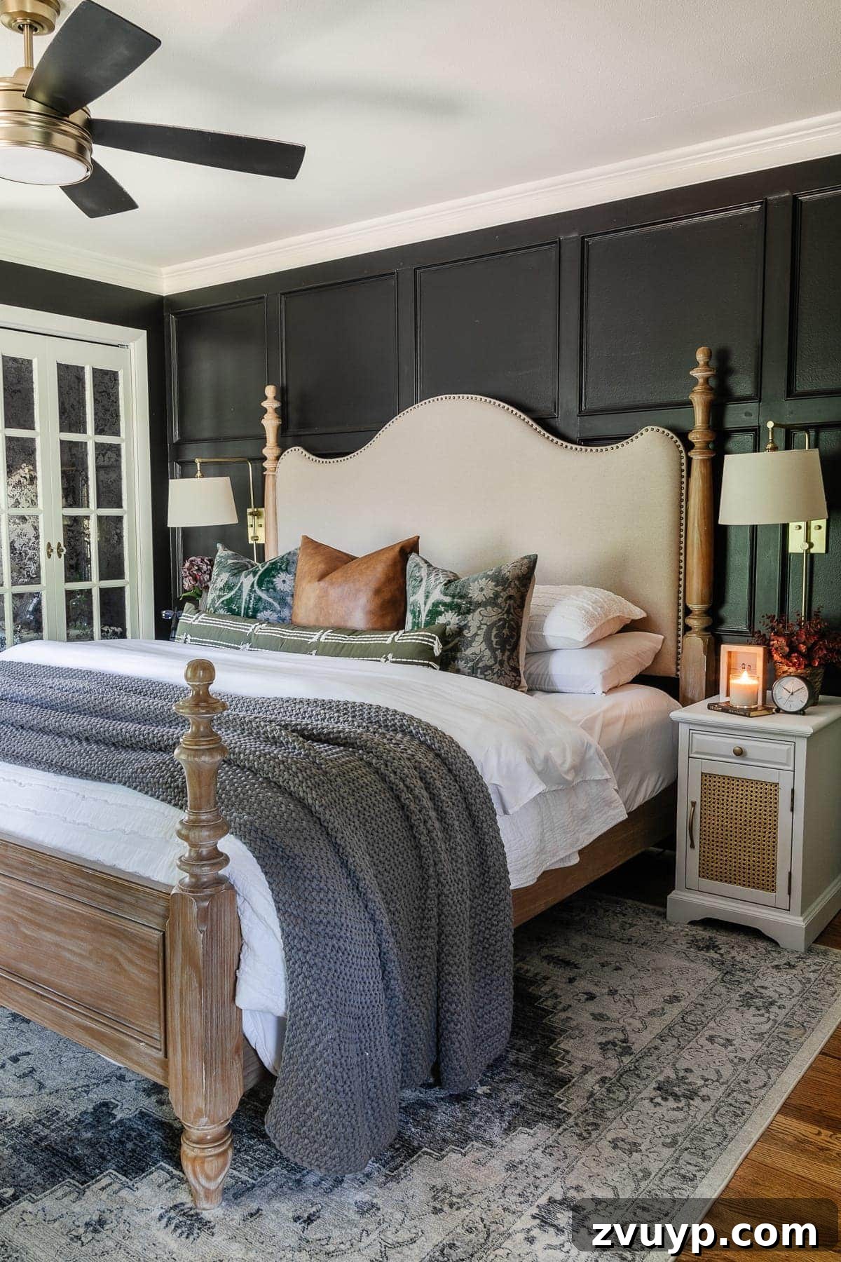 Your Blueprint for Choosing the Ideal Rug 13 black master bedroom