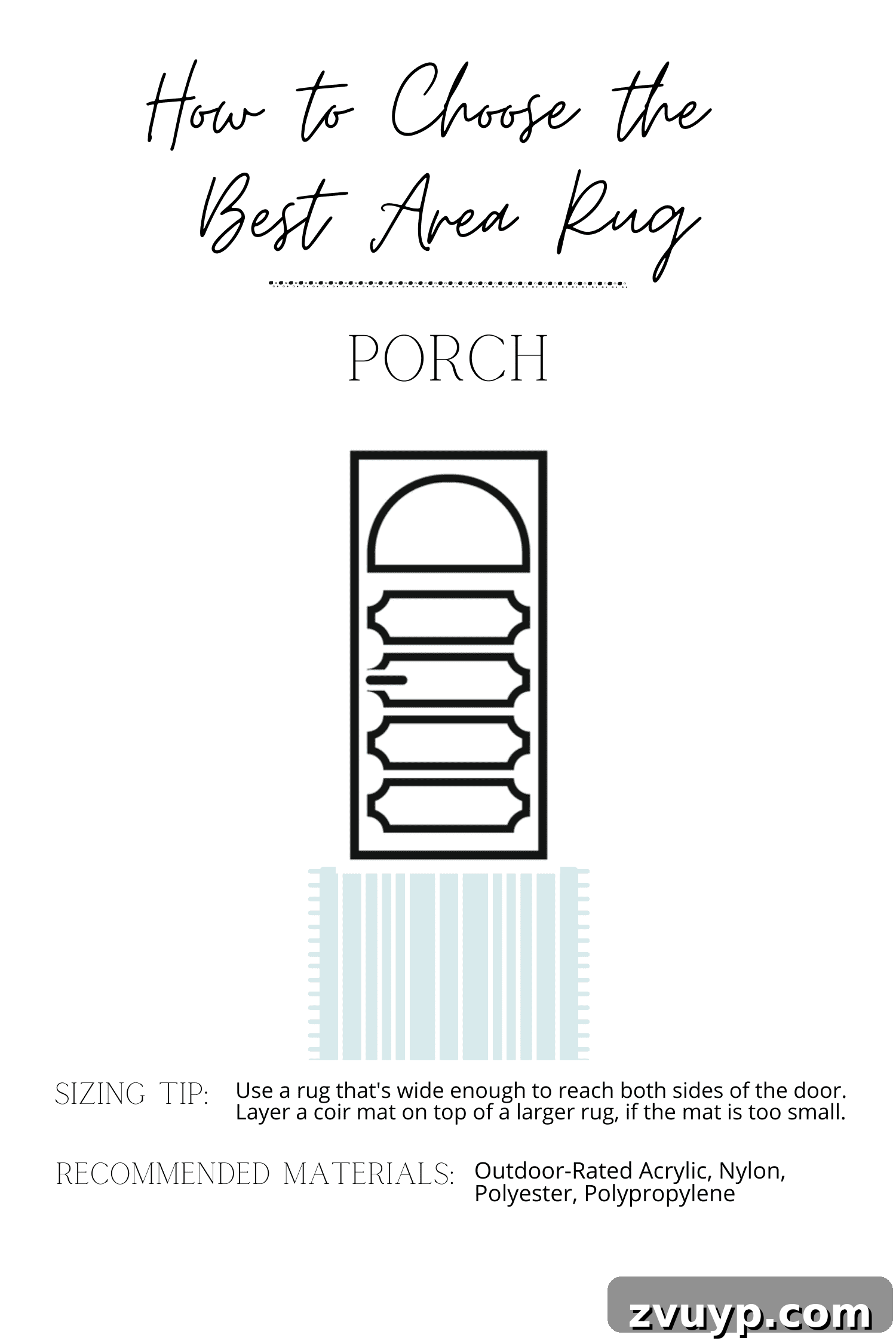 Your Blueprint for Choosing the Ideal Rug 17 how to choose a rug for the porch