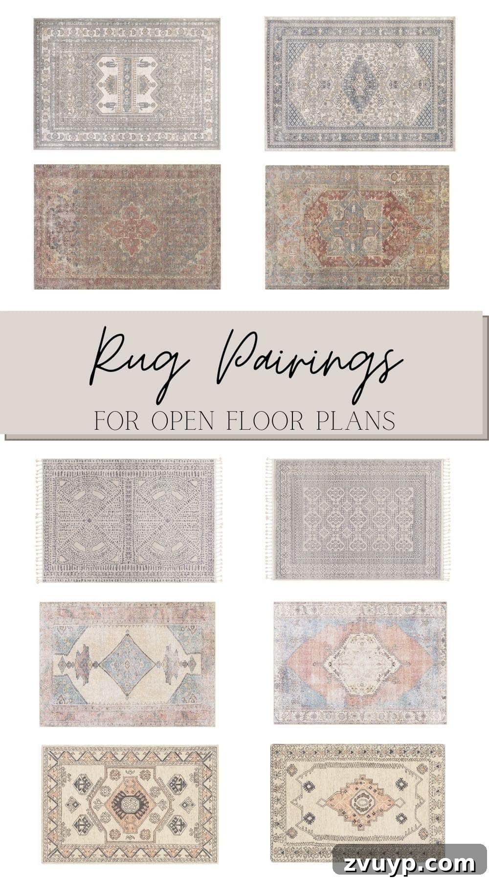 Your Blueprint for Choosing the Ideal Rug 23 rug pairings for open floor plans