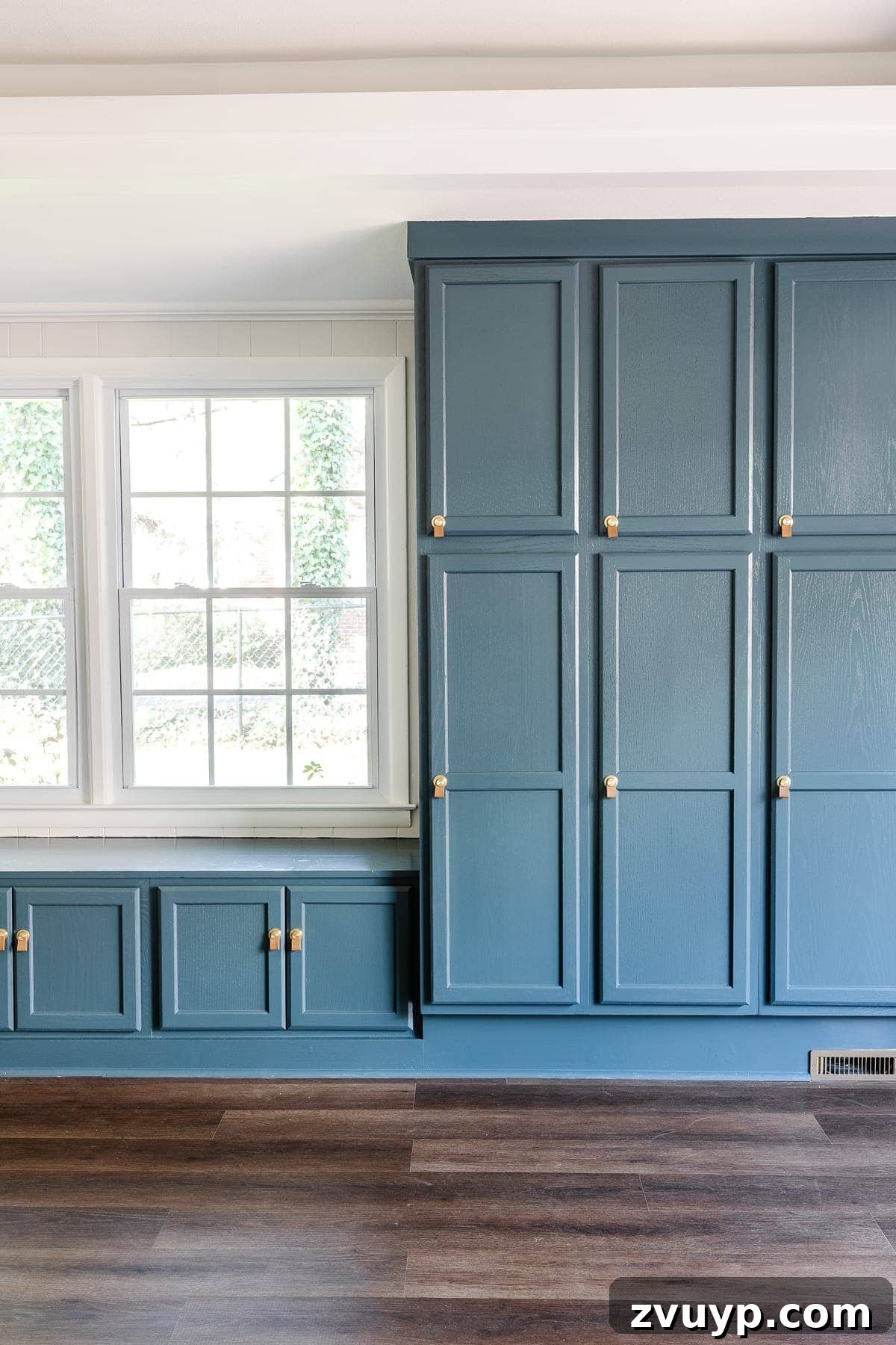 Rec Room Refresh Introducing the Blesser House Paint Collection 6 Rec Room with Feather Walls and Galleria White Trim
