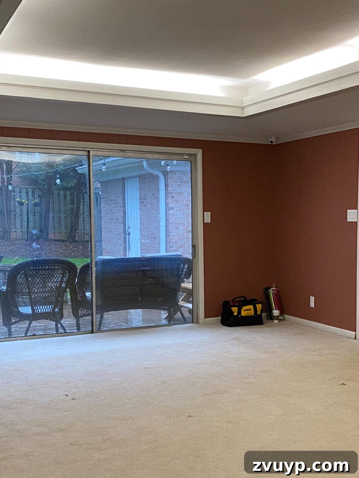 From Drab to Dream Den: Our Rec Room's Big Reveal 18 Dedicated homework and craft area with a small table and colorful decor