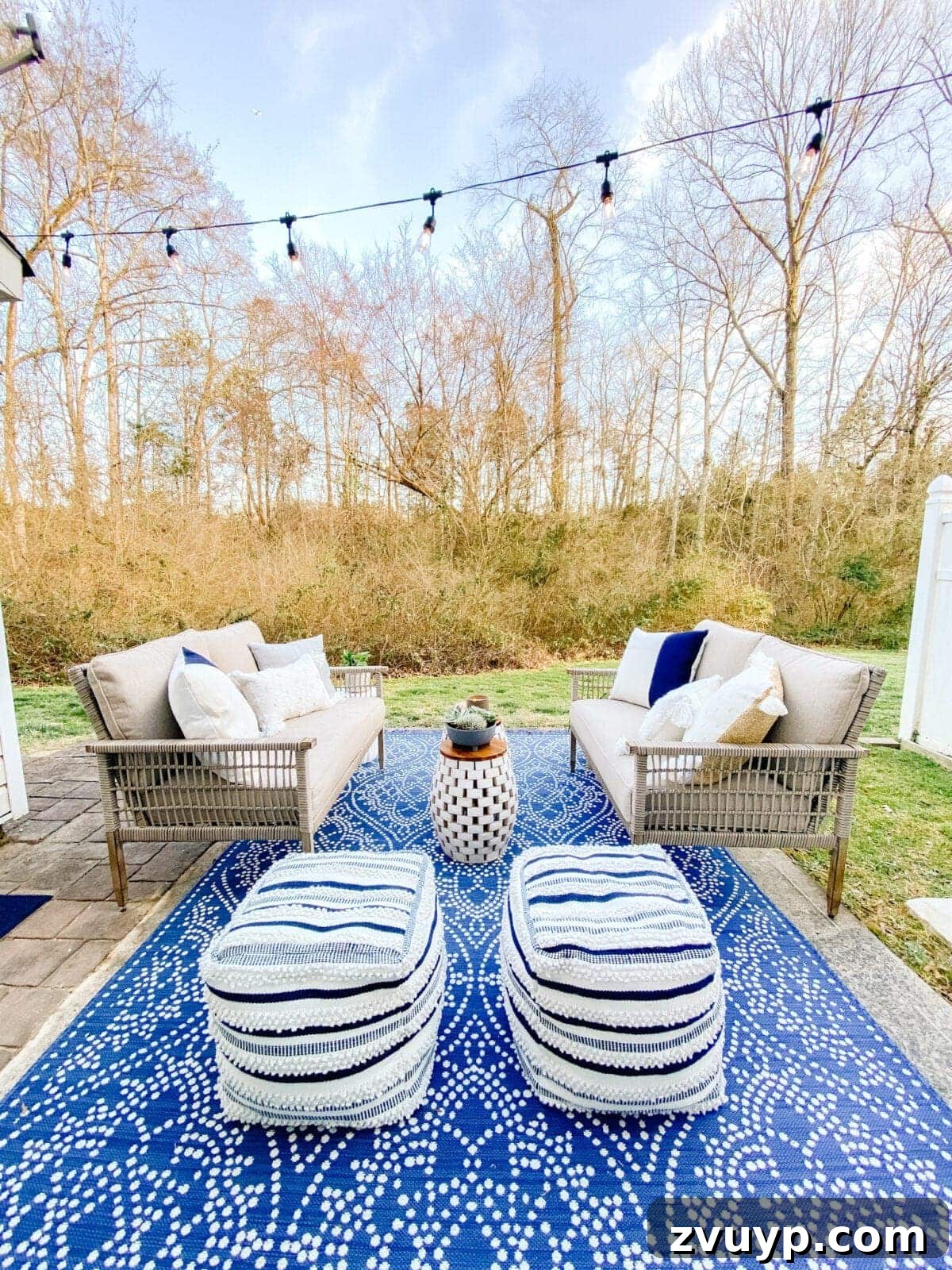 Budget-Friendly Backyard Oasis 15 backyard DIY patio on a budget behind a townhouse