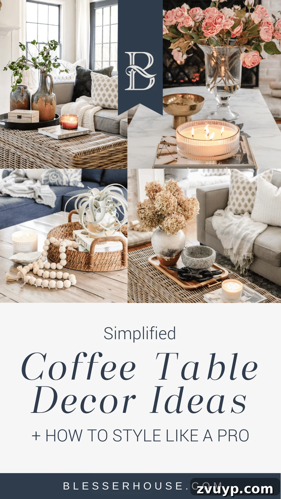 Simple Steps to a Stunning Coffee Table 2 Elevated coffee table decor ideas for a stylish living room