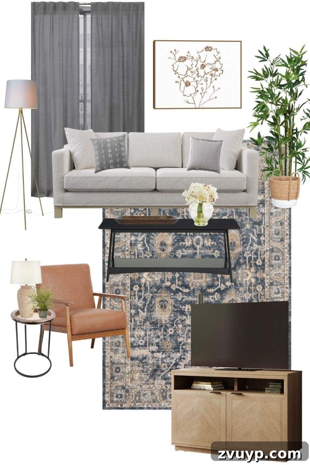 modern classic living room
