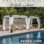 Build Your Own Backyard Oasis: A DIY Luxury Pool Cabana Pergola 21 thumbnail of DIY pergola cabana