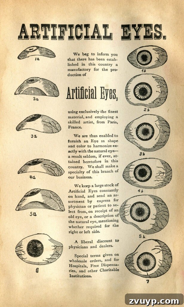 Haunting Eyes Halloween Wall Art 4 Artificial Eyes Advertisement Sepia - Downloadable Halloween Graphic