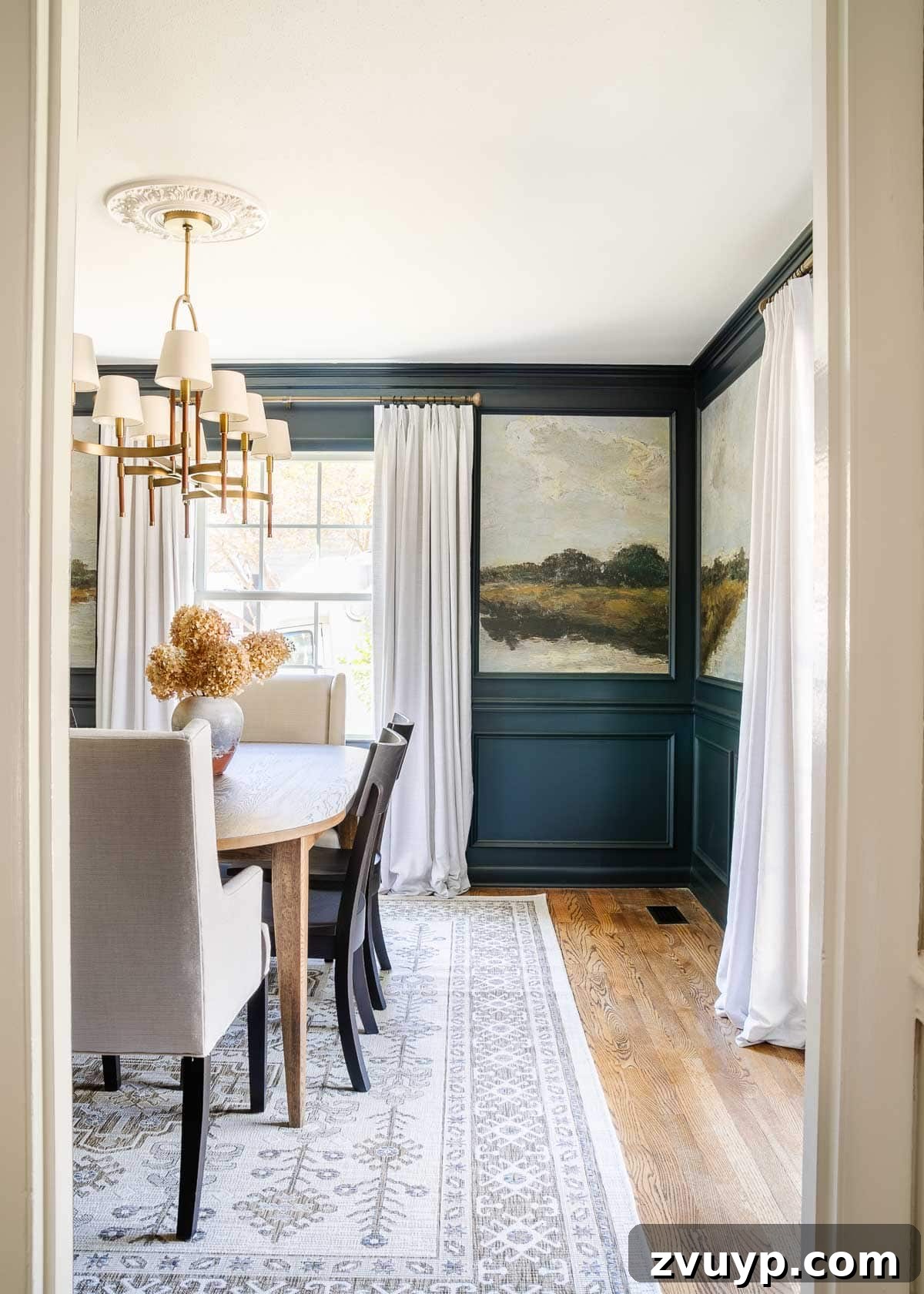 Designer Approved Shades of Navy Blue 4 navy blue paint in a dining room