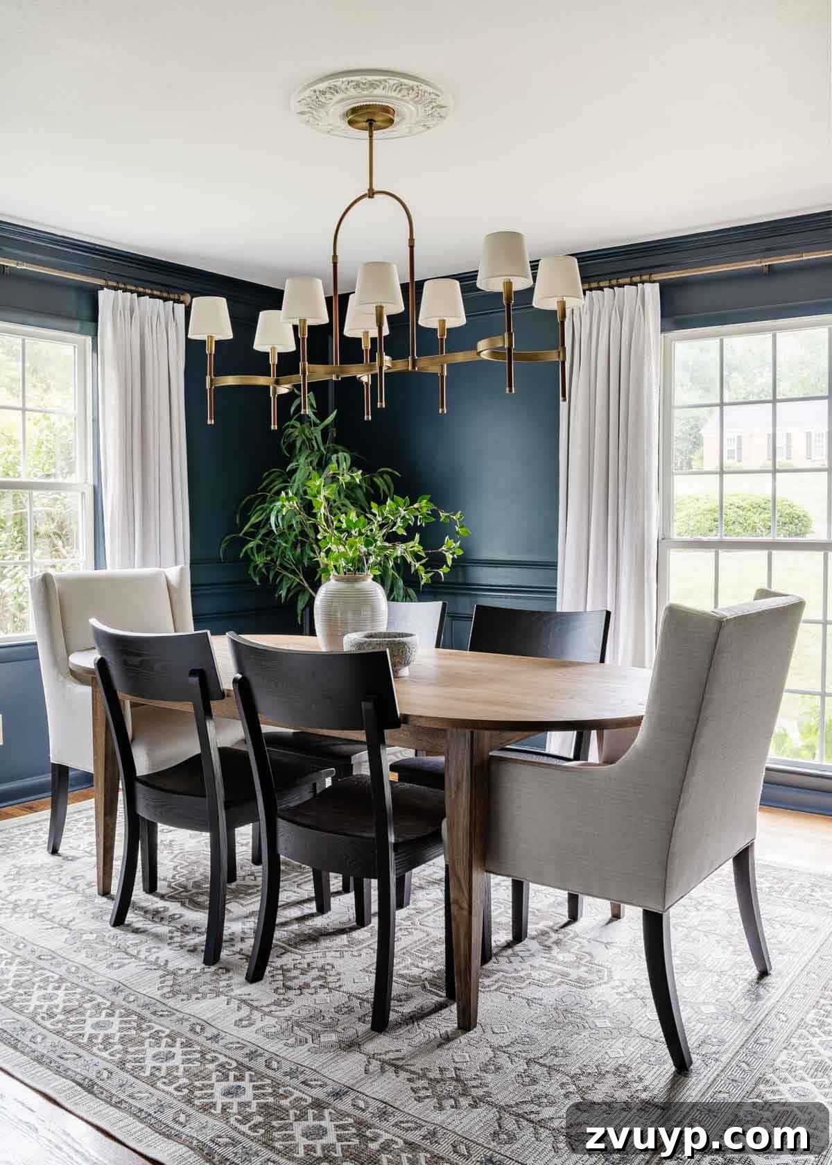 Bassett BenchMade Classic Modern Dining Refined 2 Classic modern dining room featuring an heirloom quality dining table