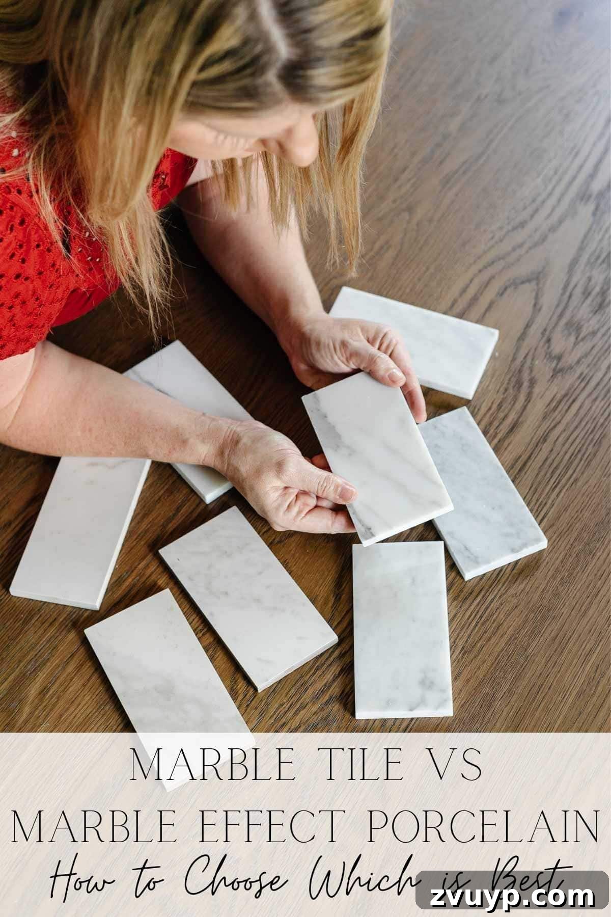 The Marble Dilemma: Authentic Stone or Engineered Alternative? 2 Marble Tile vs Marble Effect Porcelain Tile | The pros and cons of marble tile against marble effect porcelain tile and how to know which is best for your kitchen or bathroom remodel.