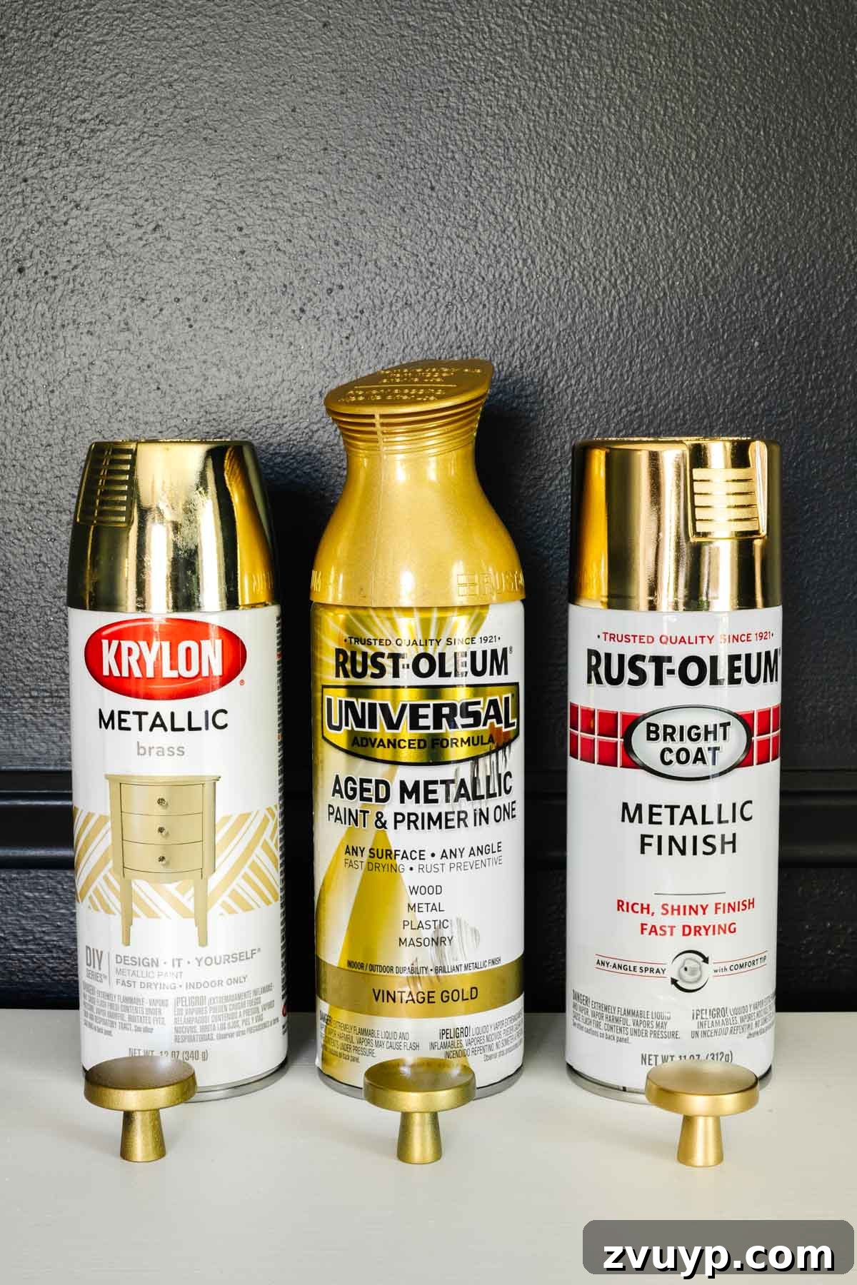 The Definitive Ranking of Gold Spray Paints 4 Gold spray paint types ranked by application performance and finish quality