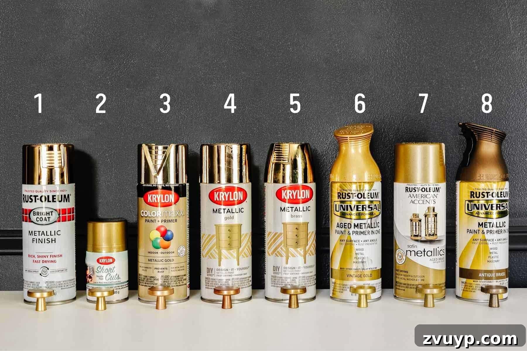 The Definitive Ranking of Gold Spray Paints 6 All 8 best gold spray paints ranked from top to bottom