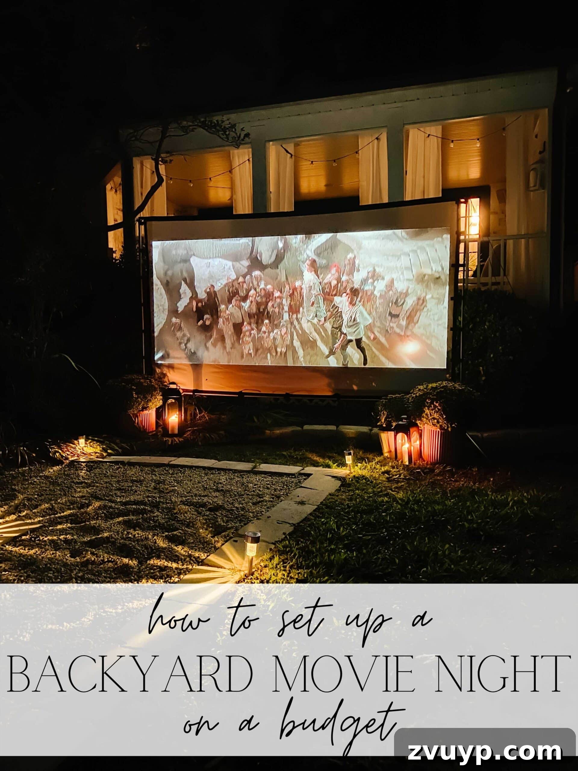 Create an Epic Backyard Movie Night Without Breaking the Bank 2 The best outdoor projector screen, movie projector, and streaming device to set up a backyard movie night for less than $400.