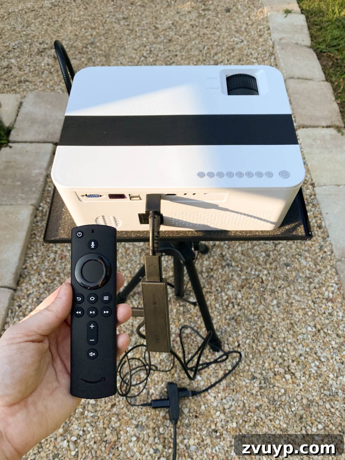 Create an Epic Backyard Movie Night Without Breaking the Bank 6 How to stream movies for a backyard movie night on an outdoor projector screen
