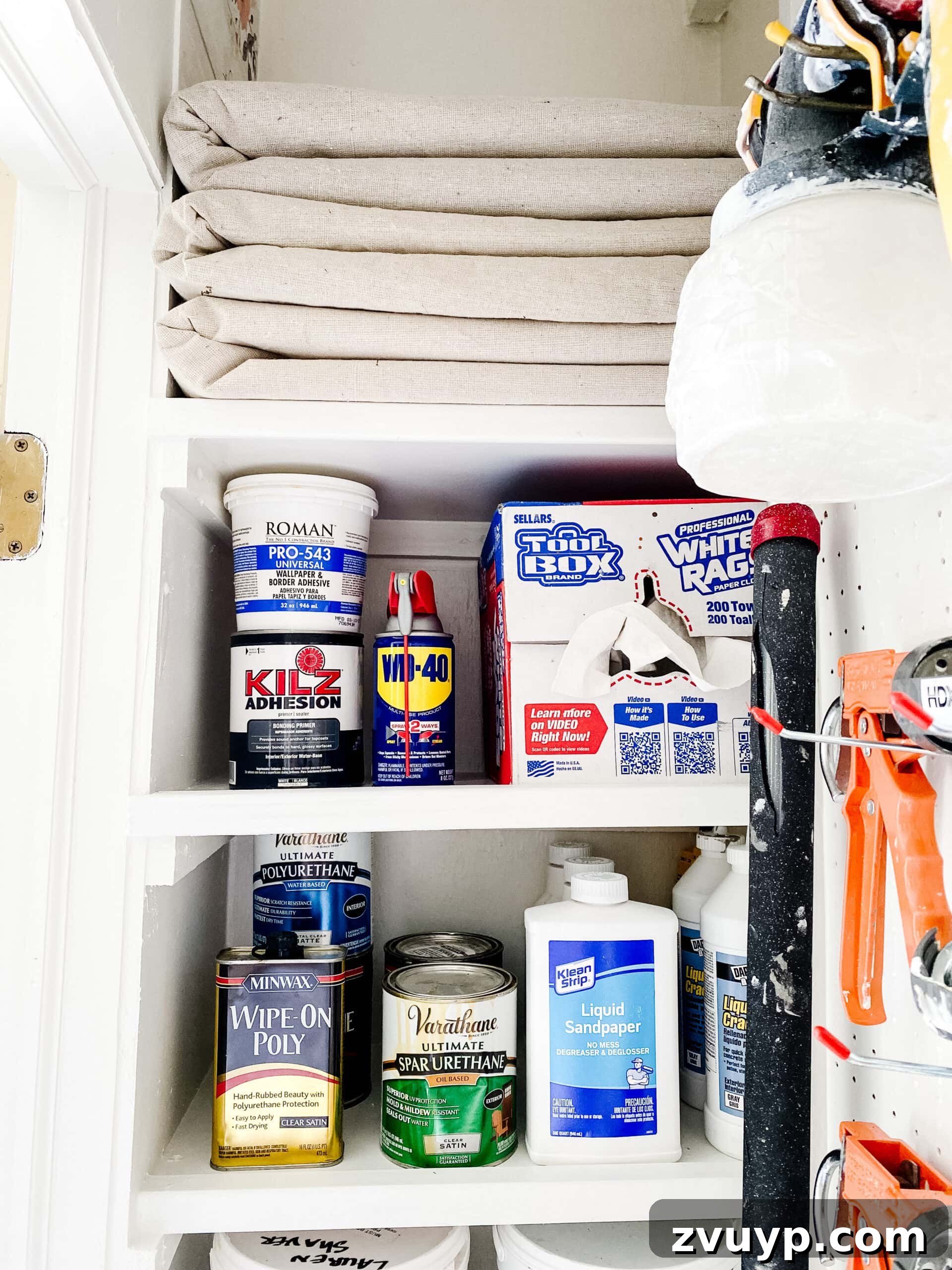 Clever Paint Storage Closet Solutions 6 DIY shelves for paint storage