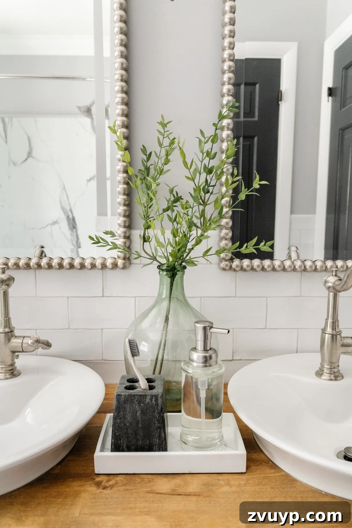 High-Contrast Haven: Black and White Bathroom Updates 9 bathroom accessories