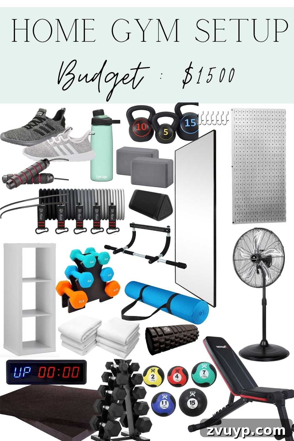 Crafting Your Dream Home Gym, One Budget-Friendly Piece at a Time 6 home gym equipment setup for $1500