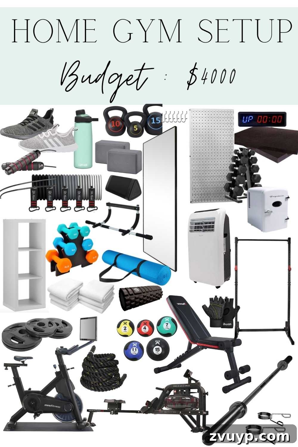 Crafting Your Dream Home Gym, One Budget-Friendly Piece at a Time 7 home gym equipment setup for $4000