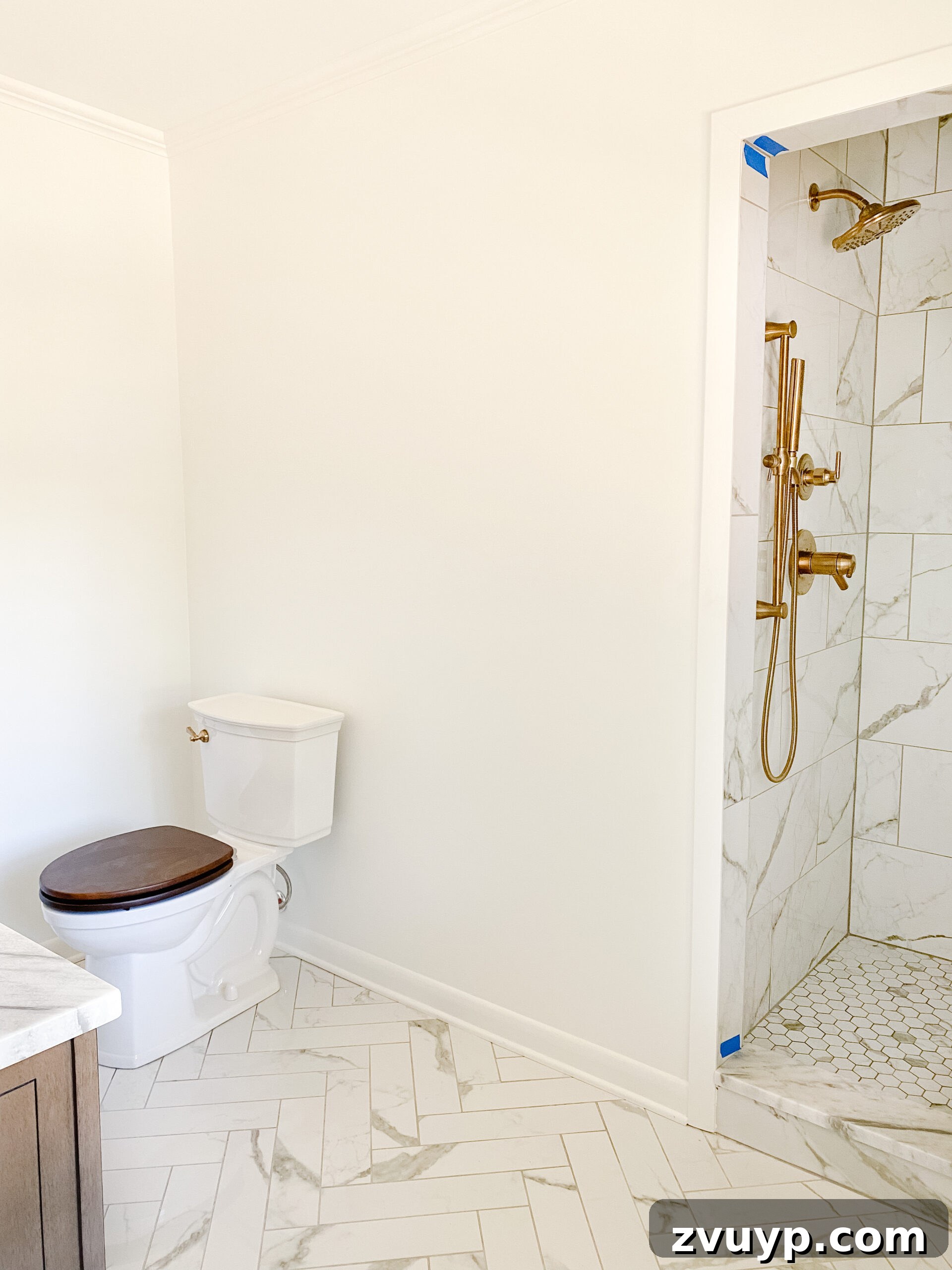 Our En Suite Bathroom Remodel: Faucets Are Finally In! 5 classic modern bathroom