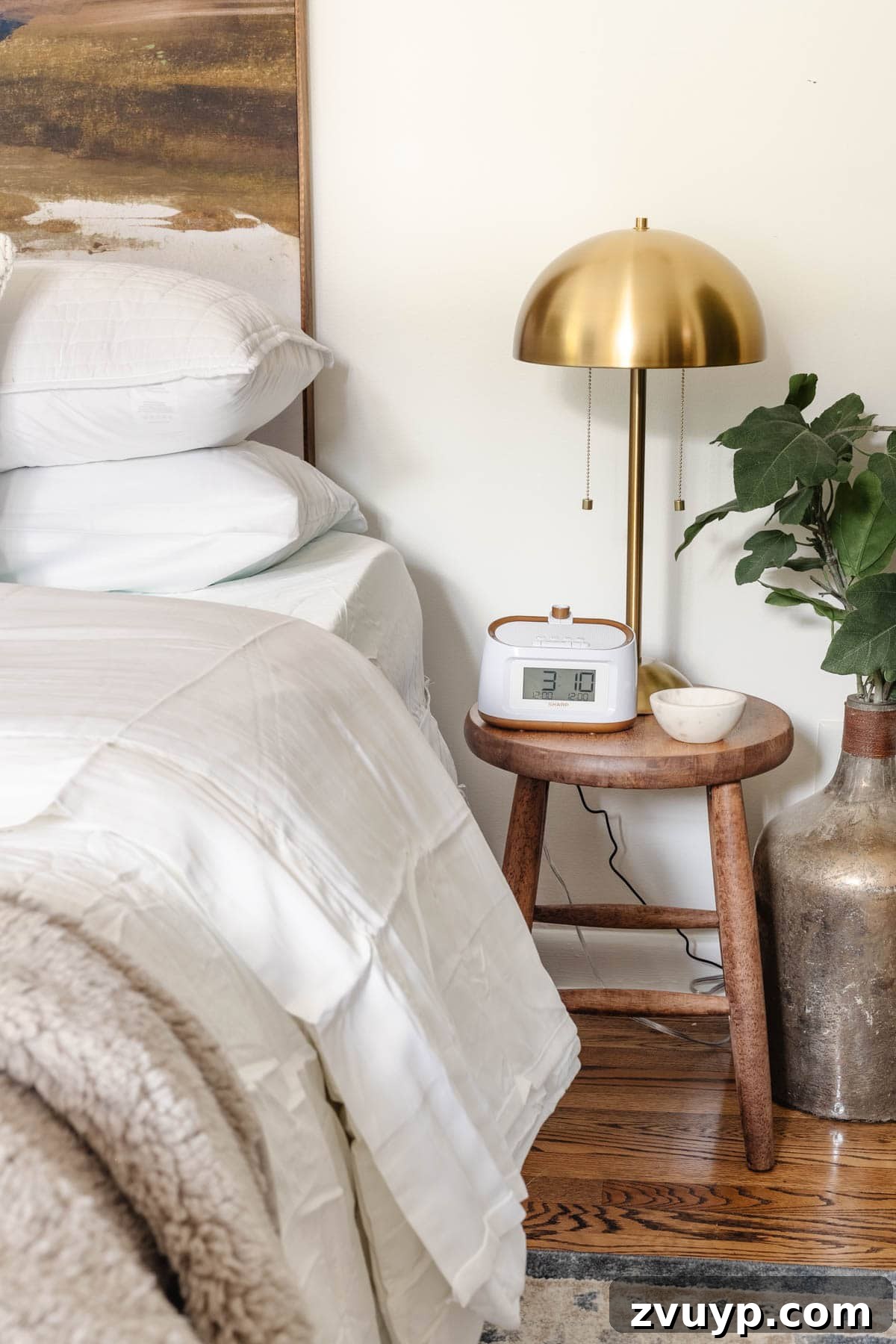 12 Brilliant Air Mattress Hacks for the Ultimate Guest Experience 10 office guest room ideas : include a nightstand with a lamp and clock / white noise machine