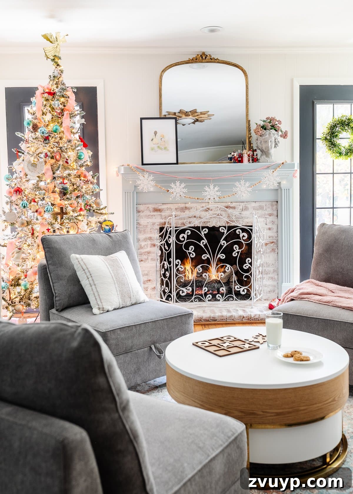 2021 Holiday Home Tour Classic Christmas Decor 23 playroom Christmas decor