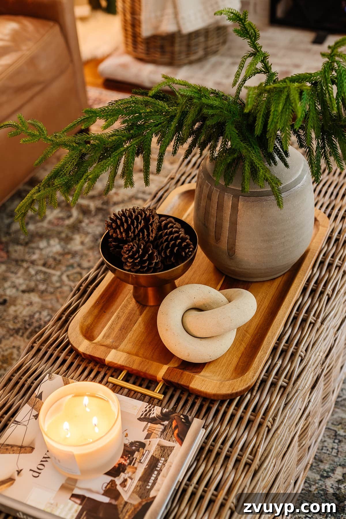 2021 Holiday Home Tour Classic Christmas Decor 32 neutral after Christmas winter decor