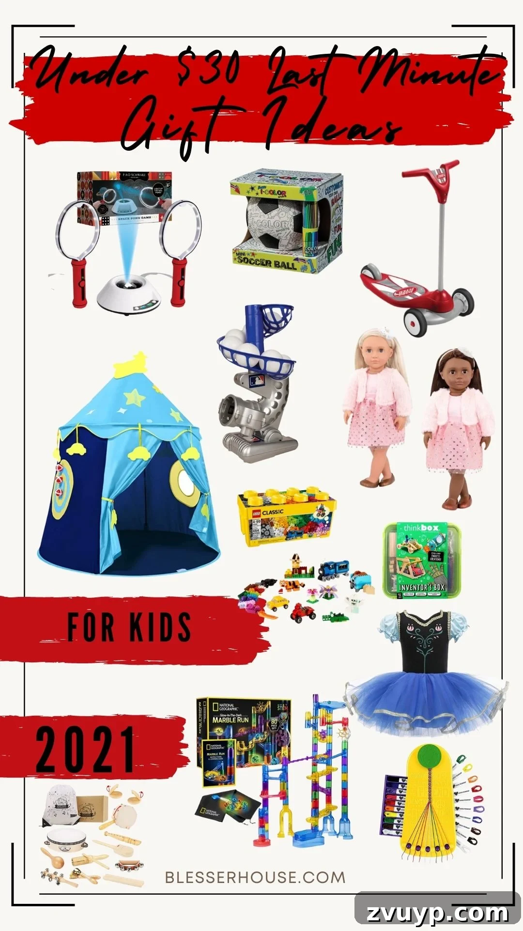 Last-Minute Lifesavers Under $30 5 last minute gift ideas for kids under $30 with fast delivery