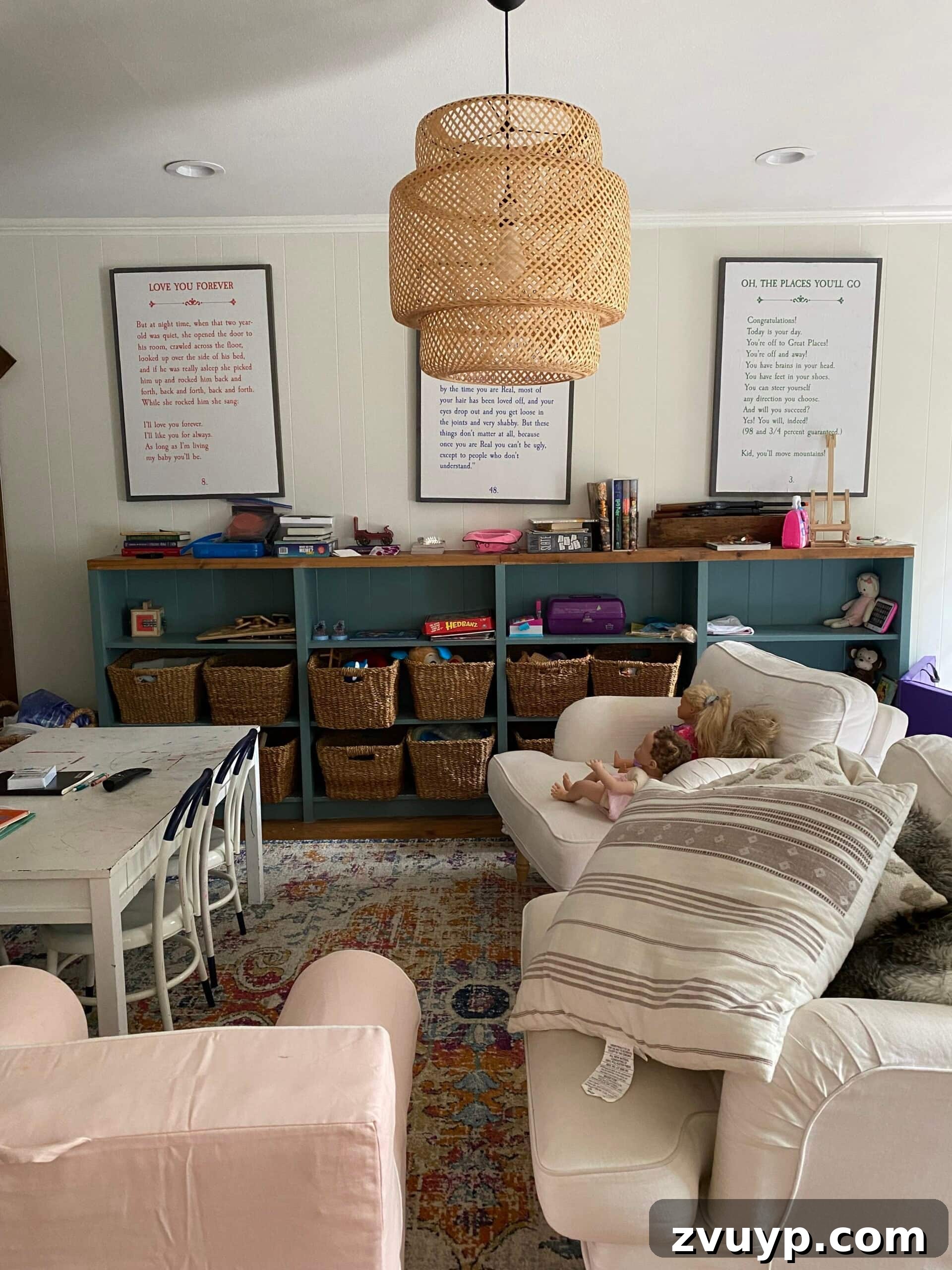 Our 21 Most Impressive Room Transformations of 2021 33 Before: The well-loved but chaotic playroom before its refresh.
