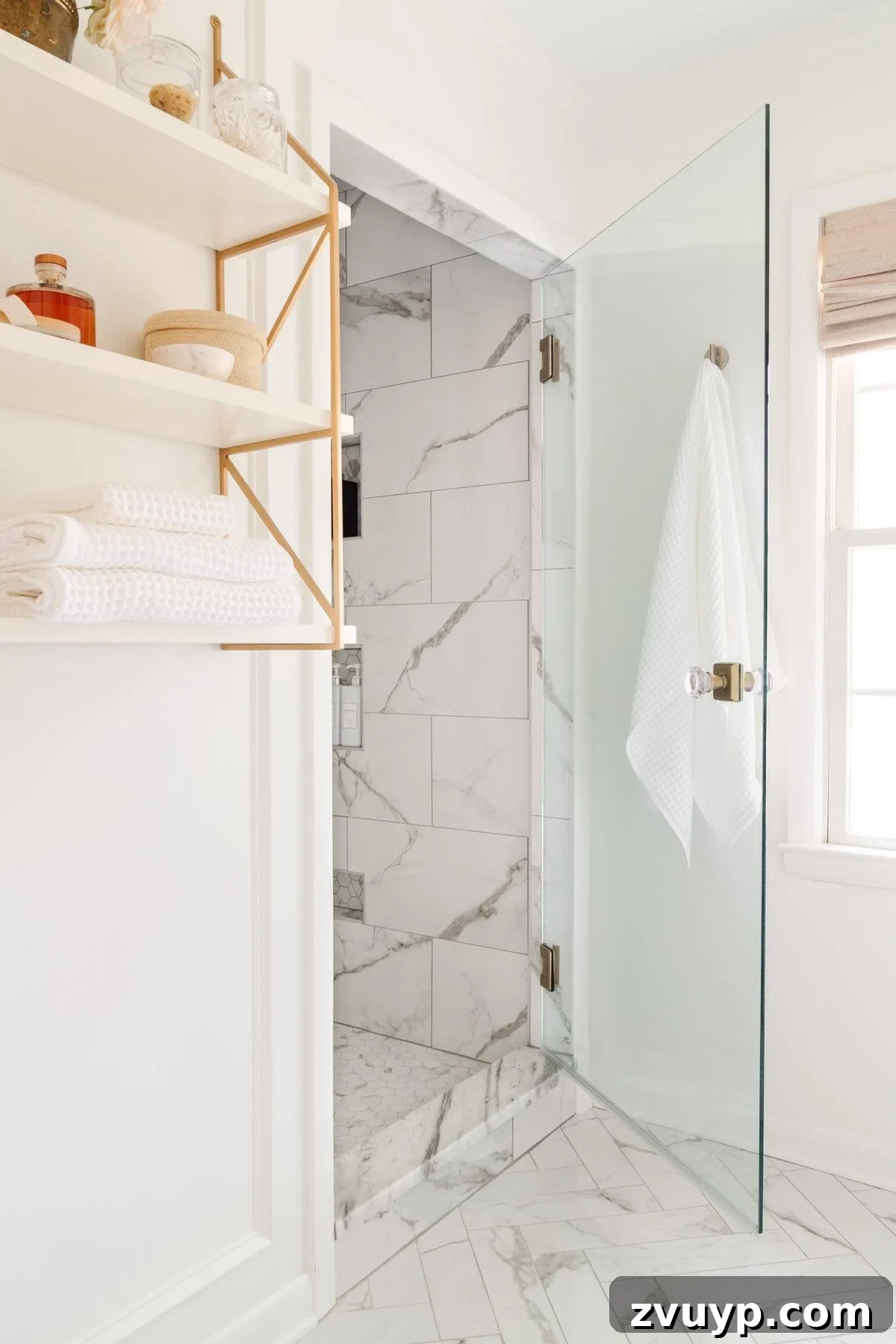 Unpacking Your Bathroom Renovation Budget 4 bathroom renovation cost after - shower with ceramic marble look tile and frameless glass door