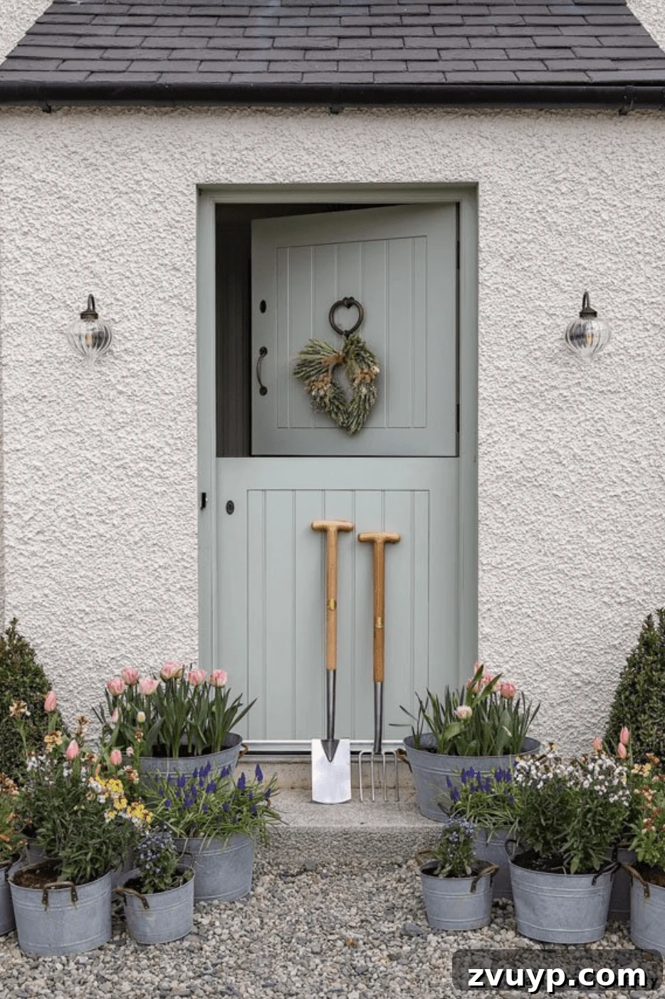 Sage Green Sanctuary: The Perfect Paint Colors for a Peaceful Retreat 11 Farrow & Ball Mizzle - A tranquil sage green paint color with gray undertones
