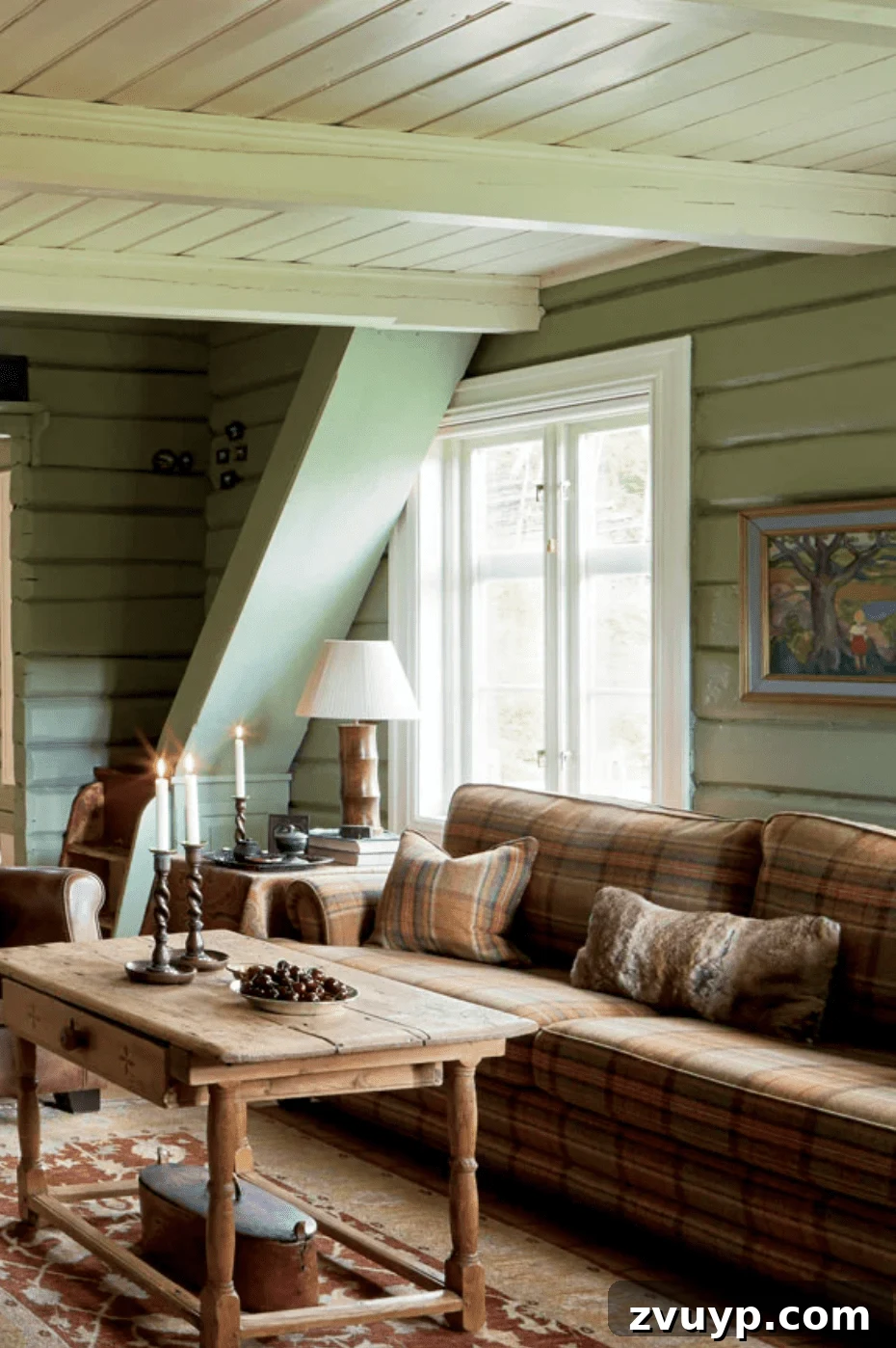 Sage Green Sanctuary: The Perfect Paint Colors for a Peaceful Retreat 10 Farrow & Ball Lichen - an earthy sage green paint color with yellow undertones