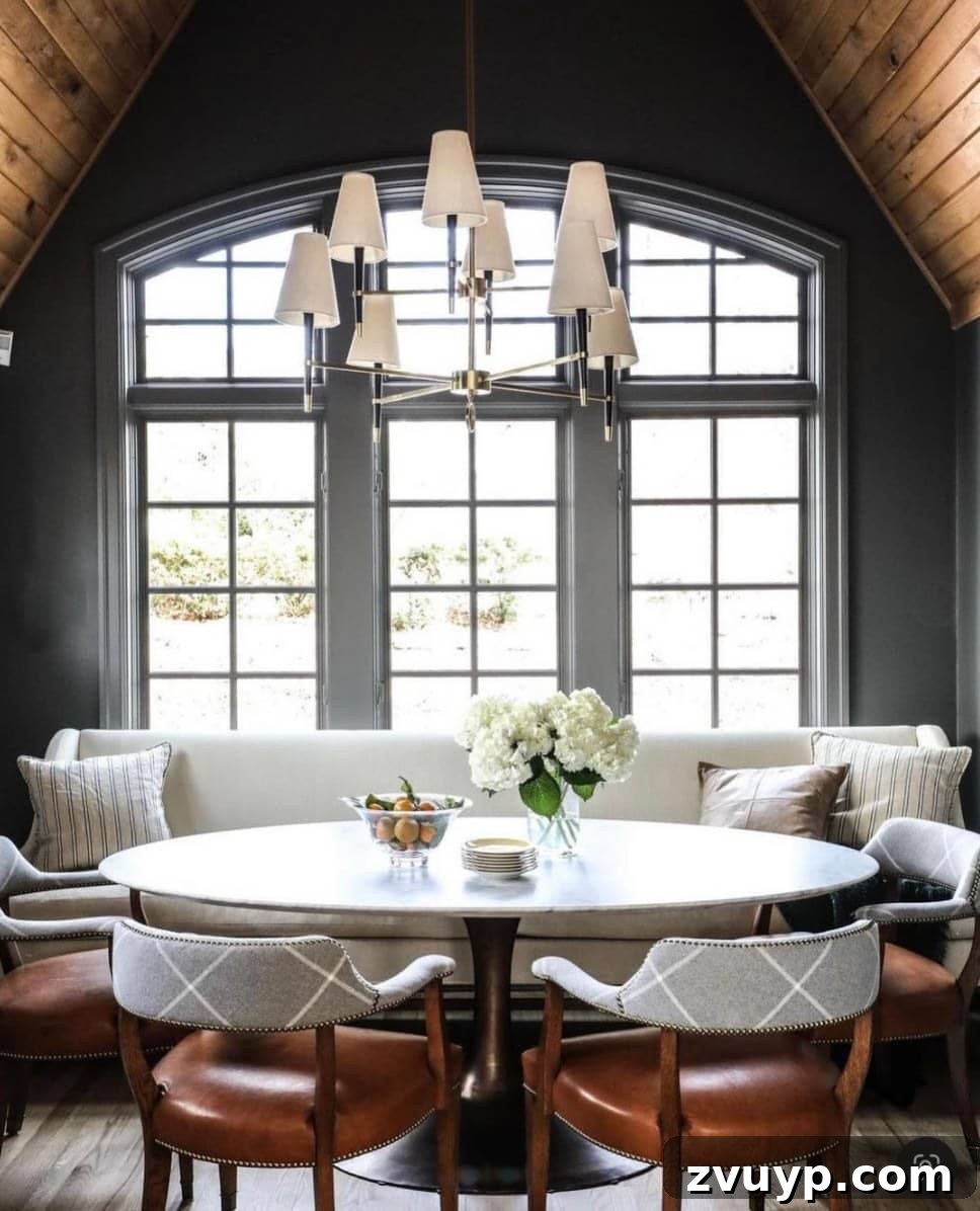 Phase One Kitchen Refresh: Charming Breakfast Nook Inspiration 11 Go Moody for an Intimate Breakfast Nook