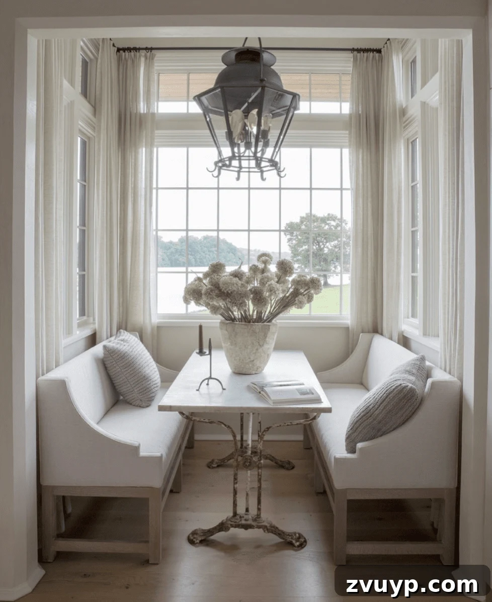 Phase One Kitchen Refresh: Charming Breakfast Nook Inspiration 21 Use Stand-Alone Banquettes