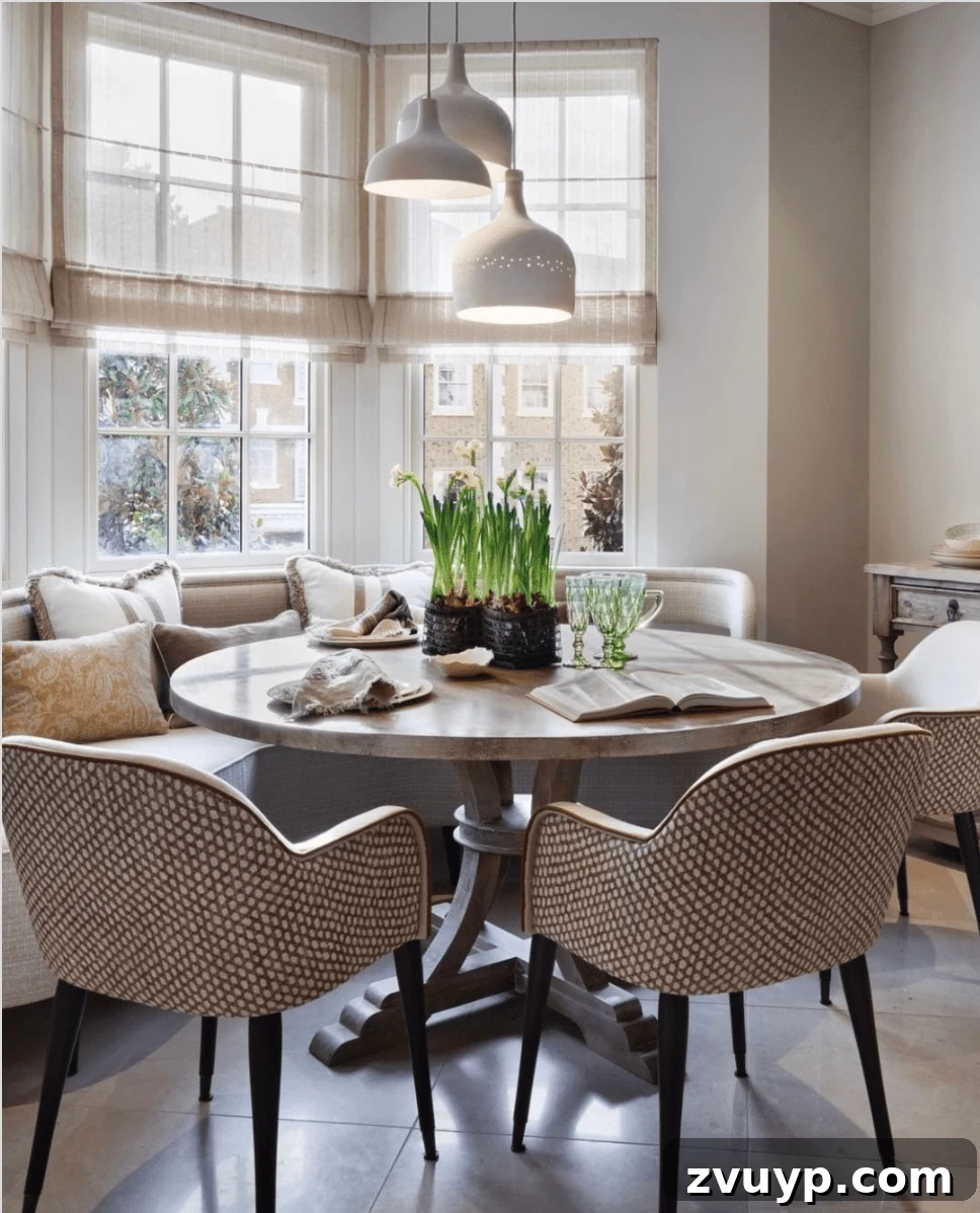 Phase One Kitchen Refresh: Charming Breakfast Nook Inspiration 31 Bay Window in a Breakfast Nook
