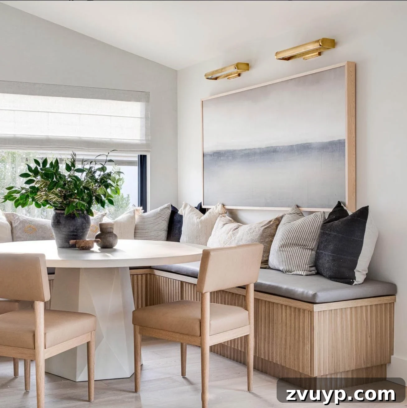 Phase One Kitchen Refresh: Charming Breakfast Nook Inspiration 9 Add Fluting to Breakfast Nook Benches