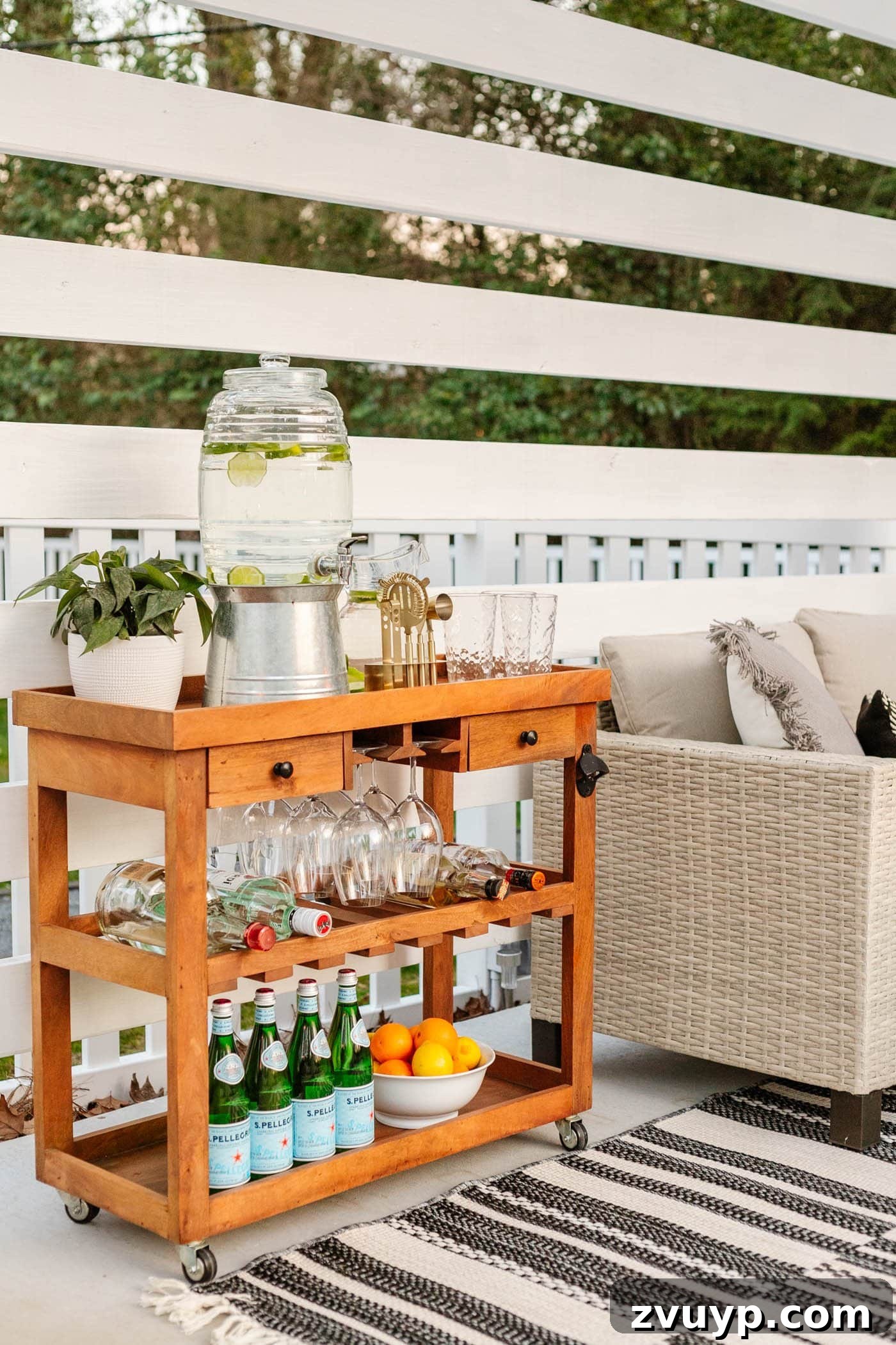 Top Better Homes and Gardens Patio Furniture for Backyards 11 outdoor bar cart in a pool cabana