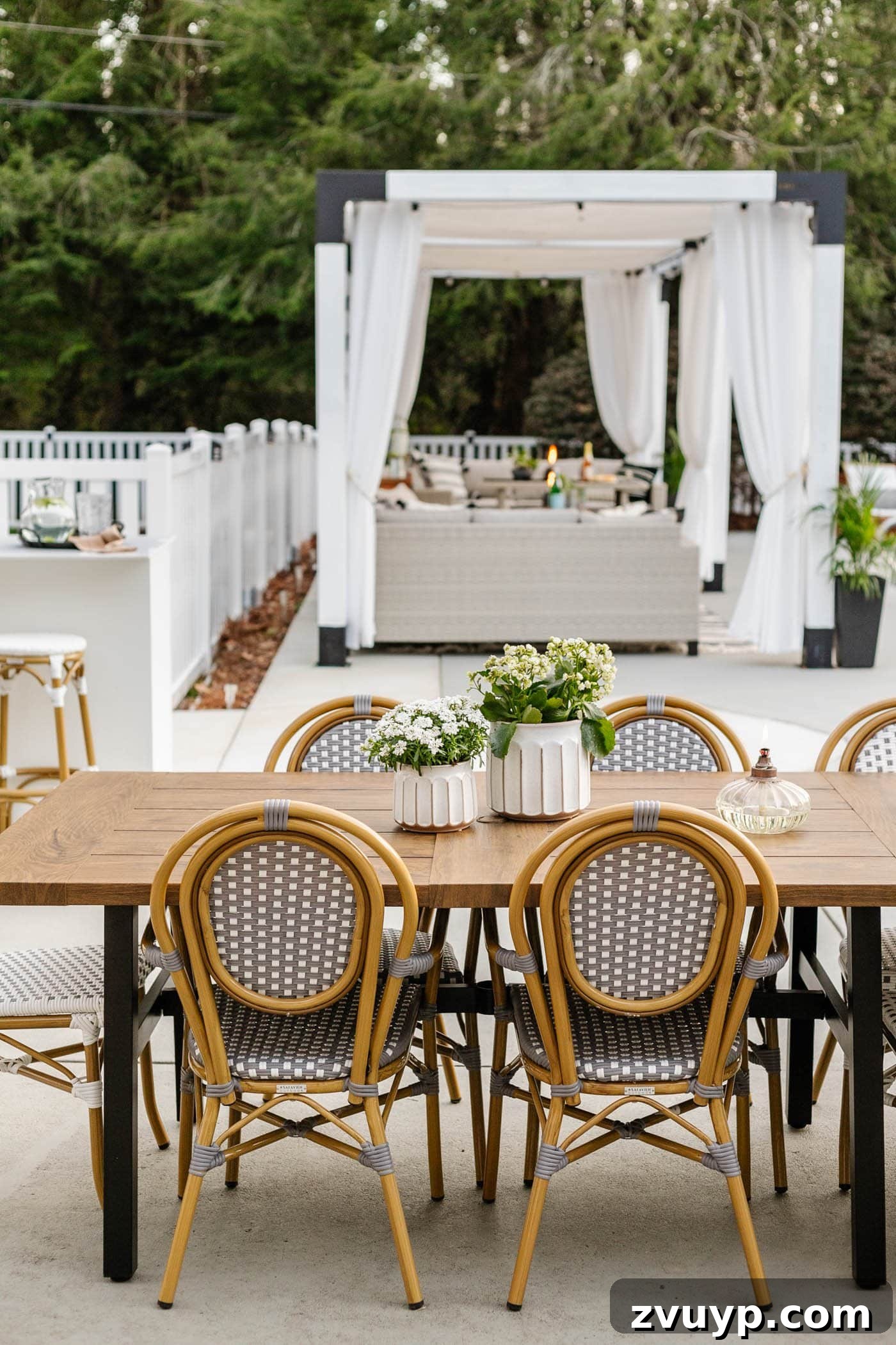 Top Better Homes and Gardens Patio Furniture for Backyards 15 outdoor patio dining set with French bistro chairs al fresco