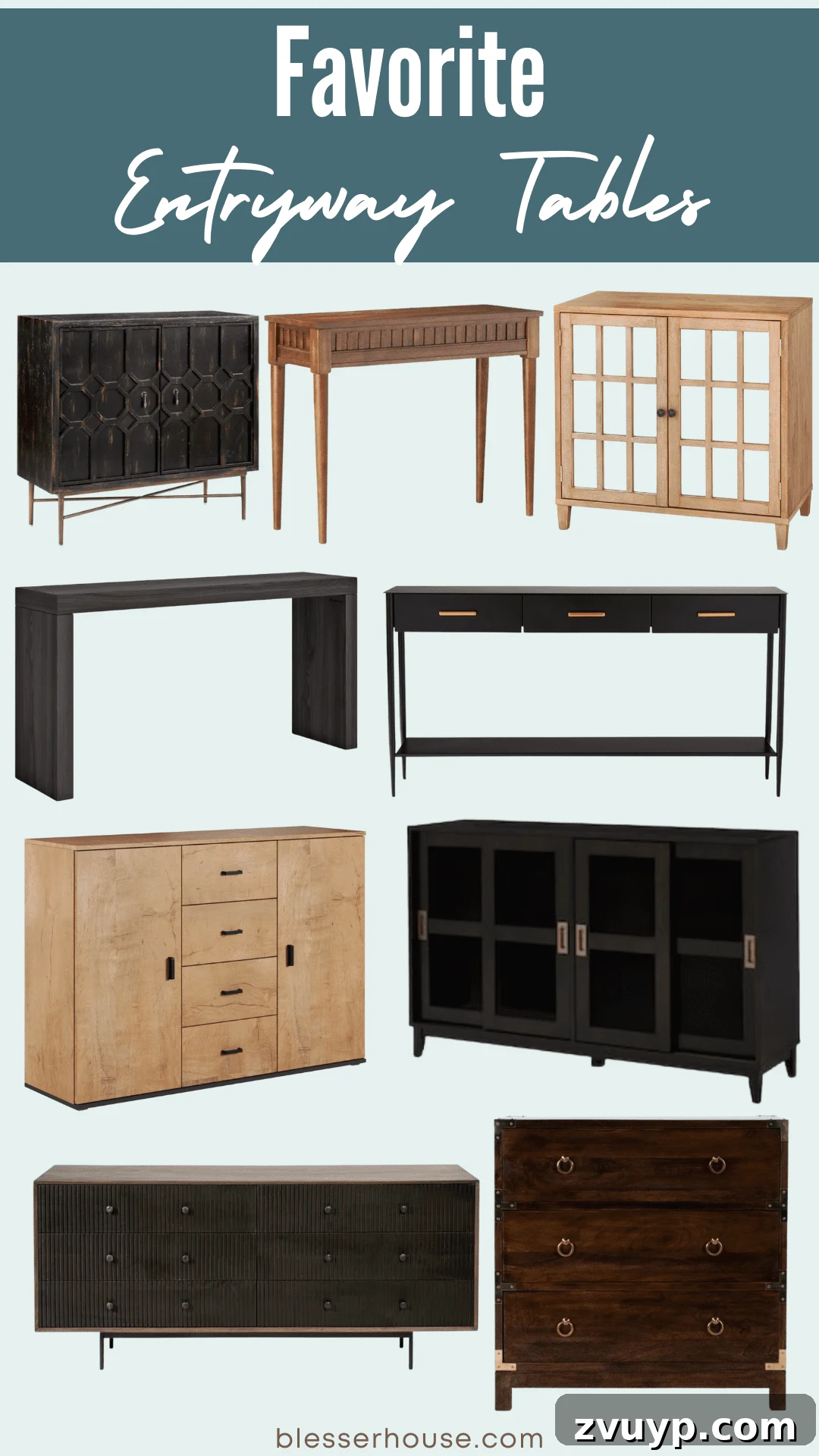 Pro Entry Table Styling: Your Step-by-Step Guide to a Stunning Entryway 4 favorite entryway tables