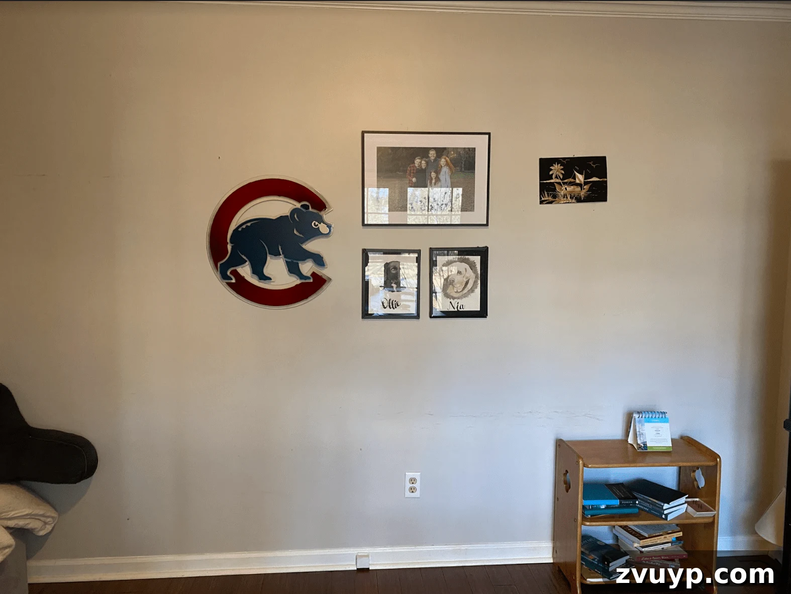 Our Next Project: Home Office and Study Room Design Concepts 6 Before photo of a home office wall, appearing empty and underutilized, awaiting a new functional purpose.