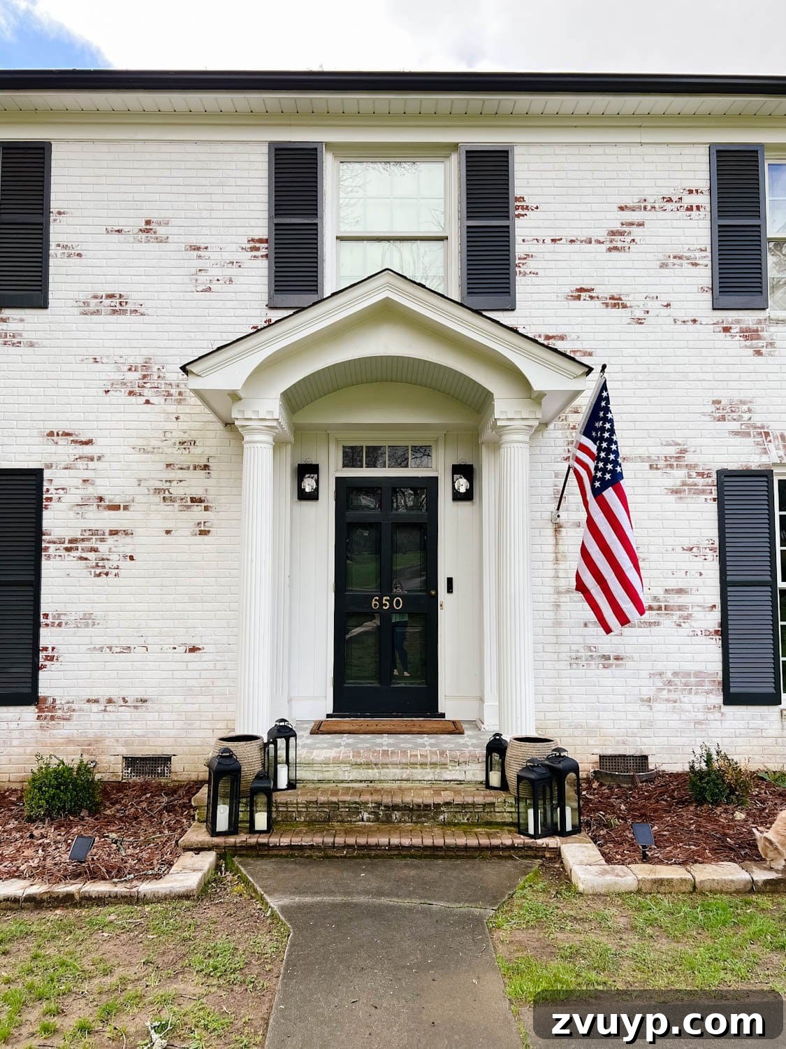 Tiny Porch, Big Curb Appeal: 6 Budget-Friendly Upgrades 2 small front porch before