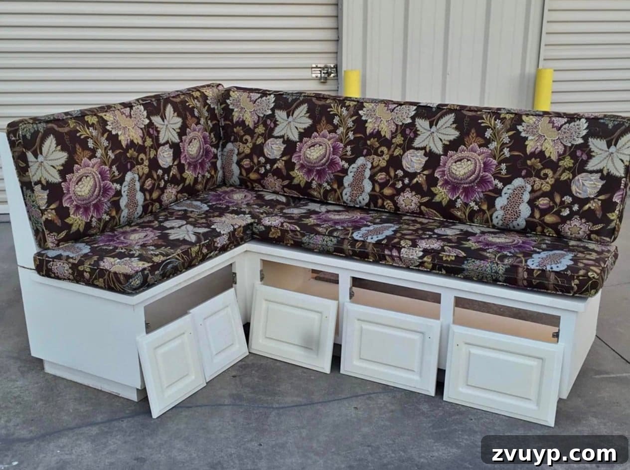 Breakfast Nook Transformation: Layout Redesign and Renovation Progress 6 banquette before