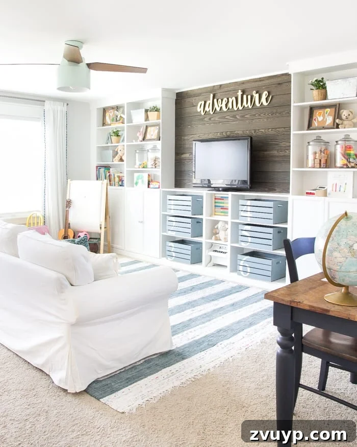 Our Top 5 IKEA Storage Hacks You Need to Try 7 finished IKEA bookcase built in shelves