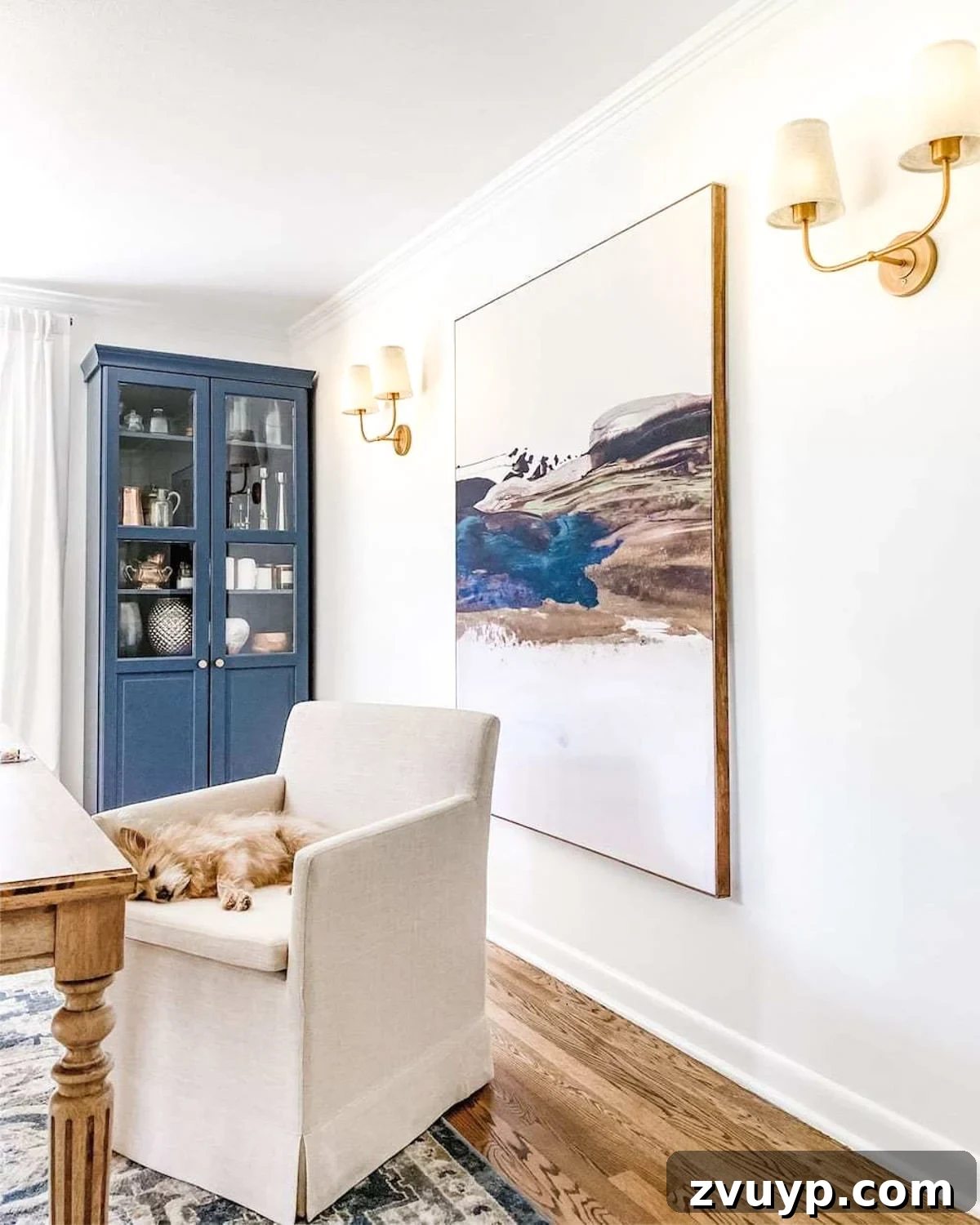 Faux Luxury Home Style for Less 5 how to make your house look expensive - use large wall art