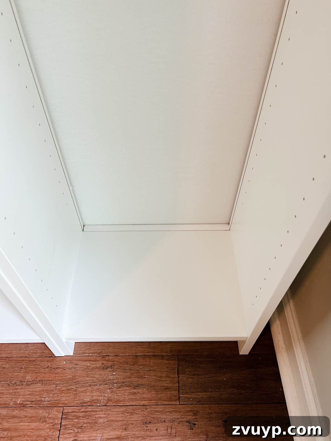 The IKEA Billy Hack: Custom Built-In Bookshelves Made Easy 8 filled gap at the back of a bookcase using a 1x2 to make the IKEA Billy bookcase hack