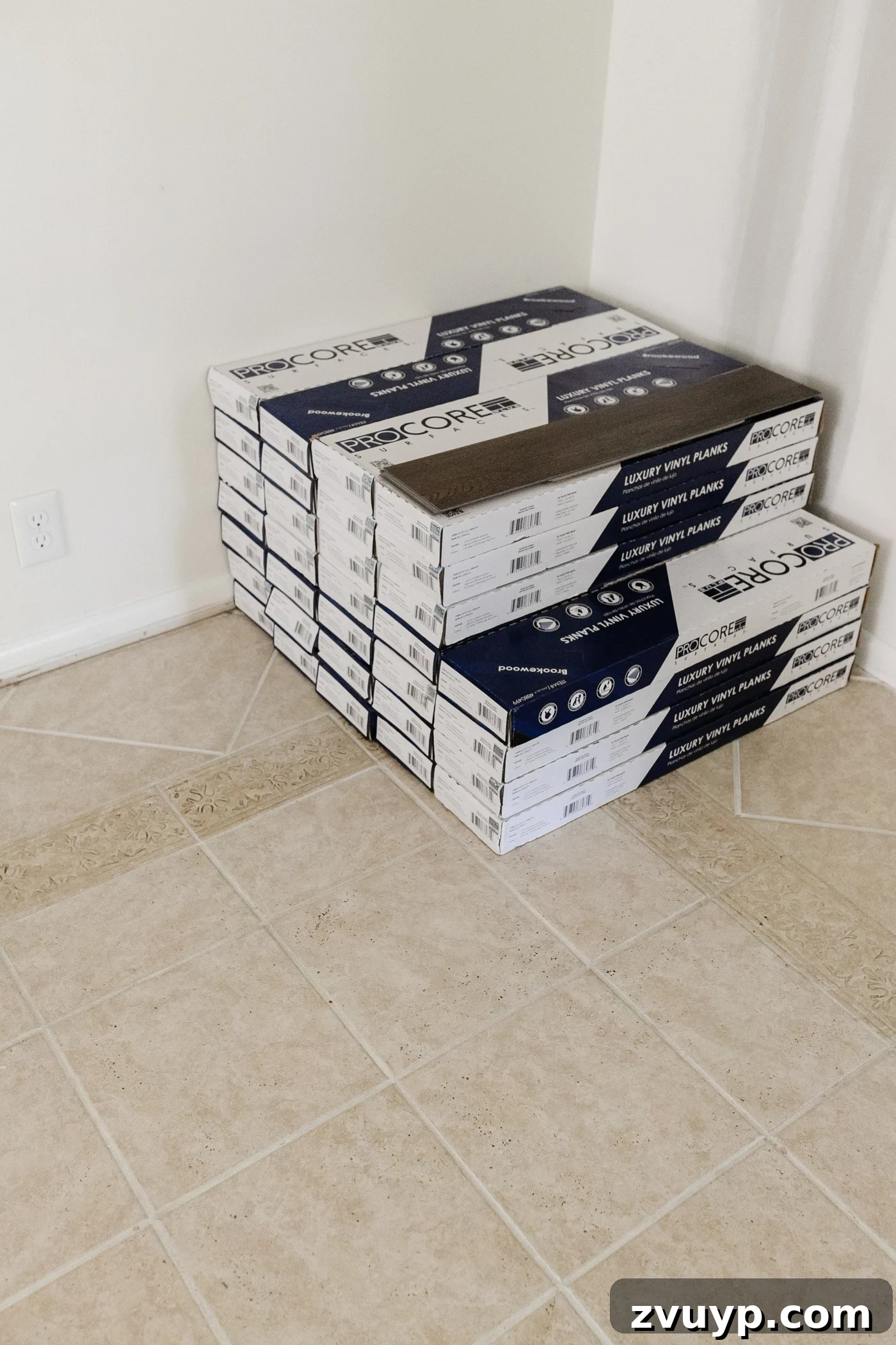 Corner Kitchen Refresh From Dated to Dazzling 6 procore floors LVP installation over tile