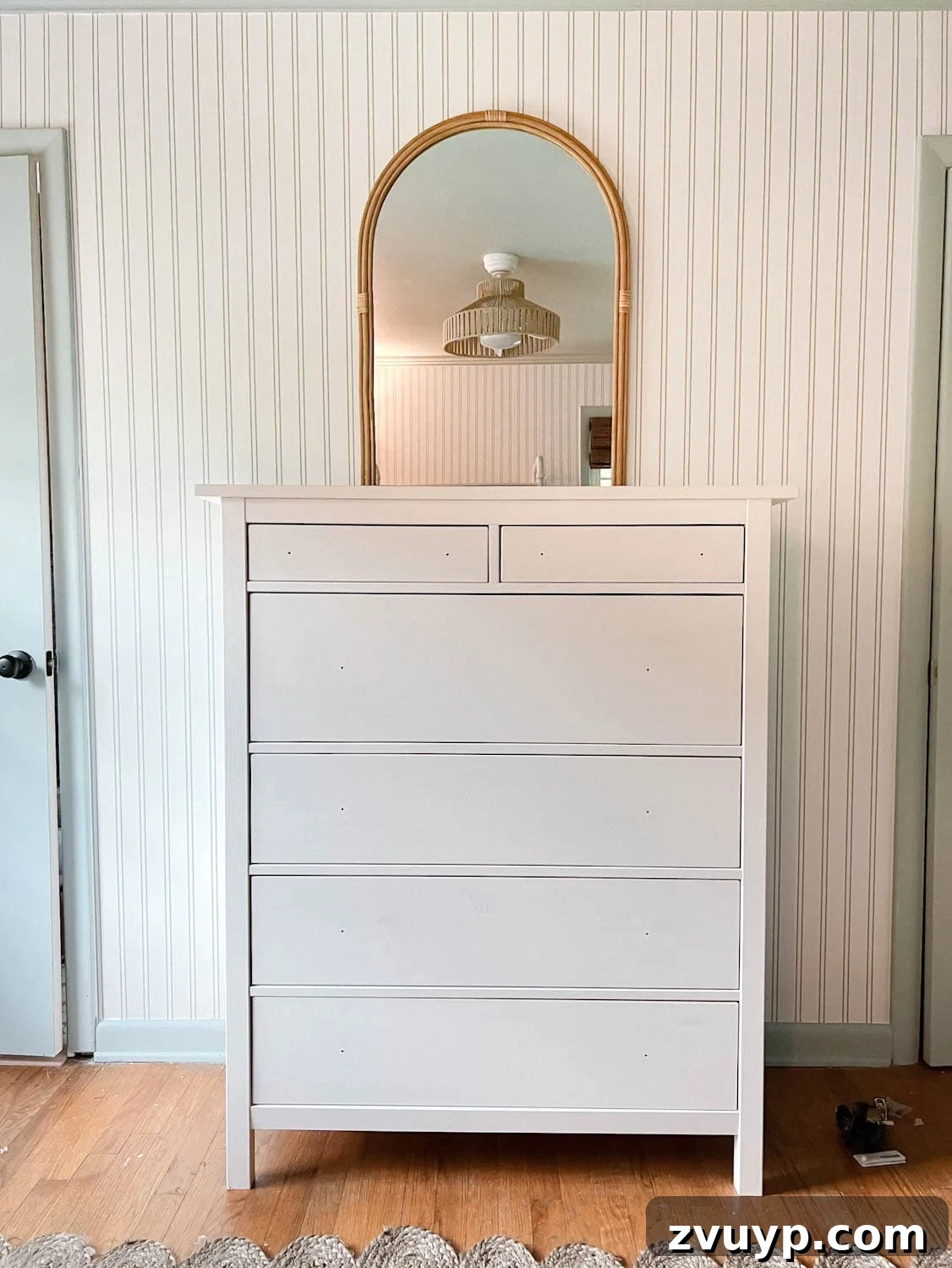 Instant Burl Wood Luxury IKEA Dresser Makeover 3 white IKEA HEMNES dresser