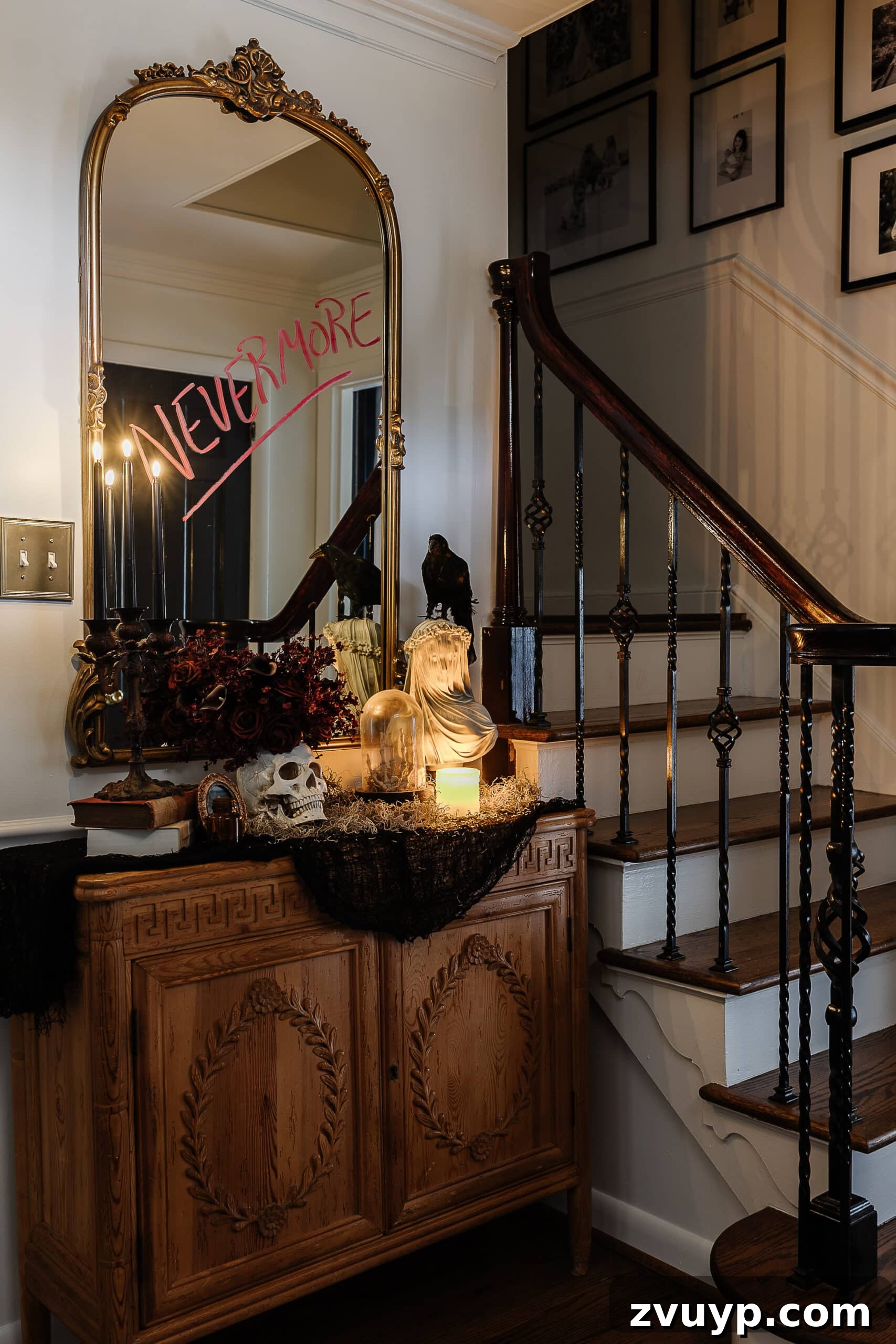 entryway haunted house decor