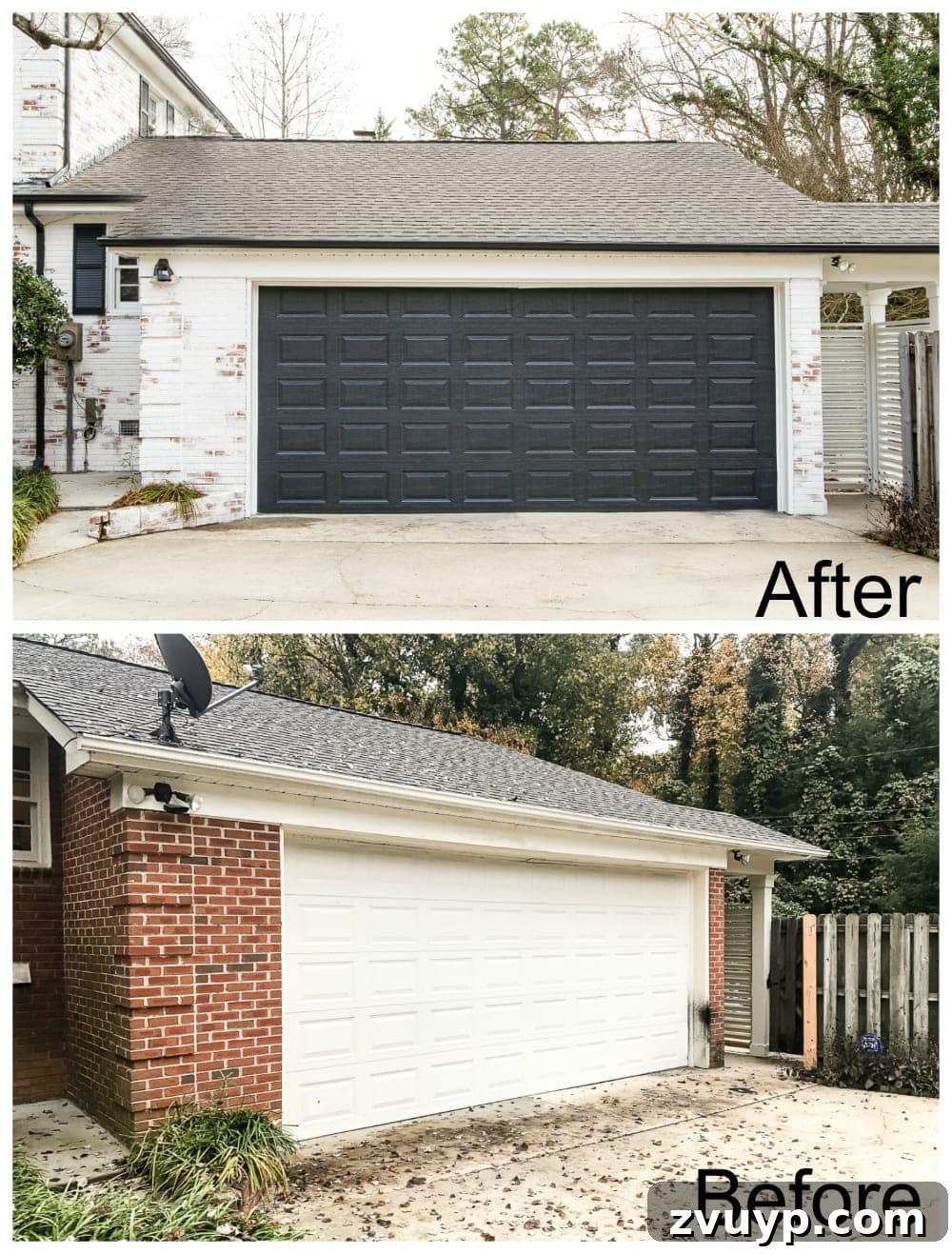 Reclaim Your Garage Space with Smart Storage 5 painted garage door makeover
