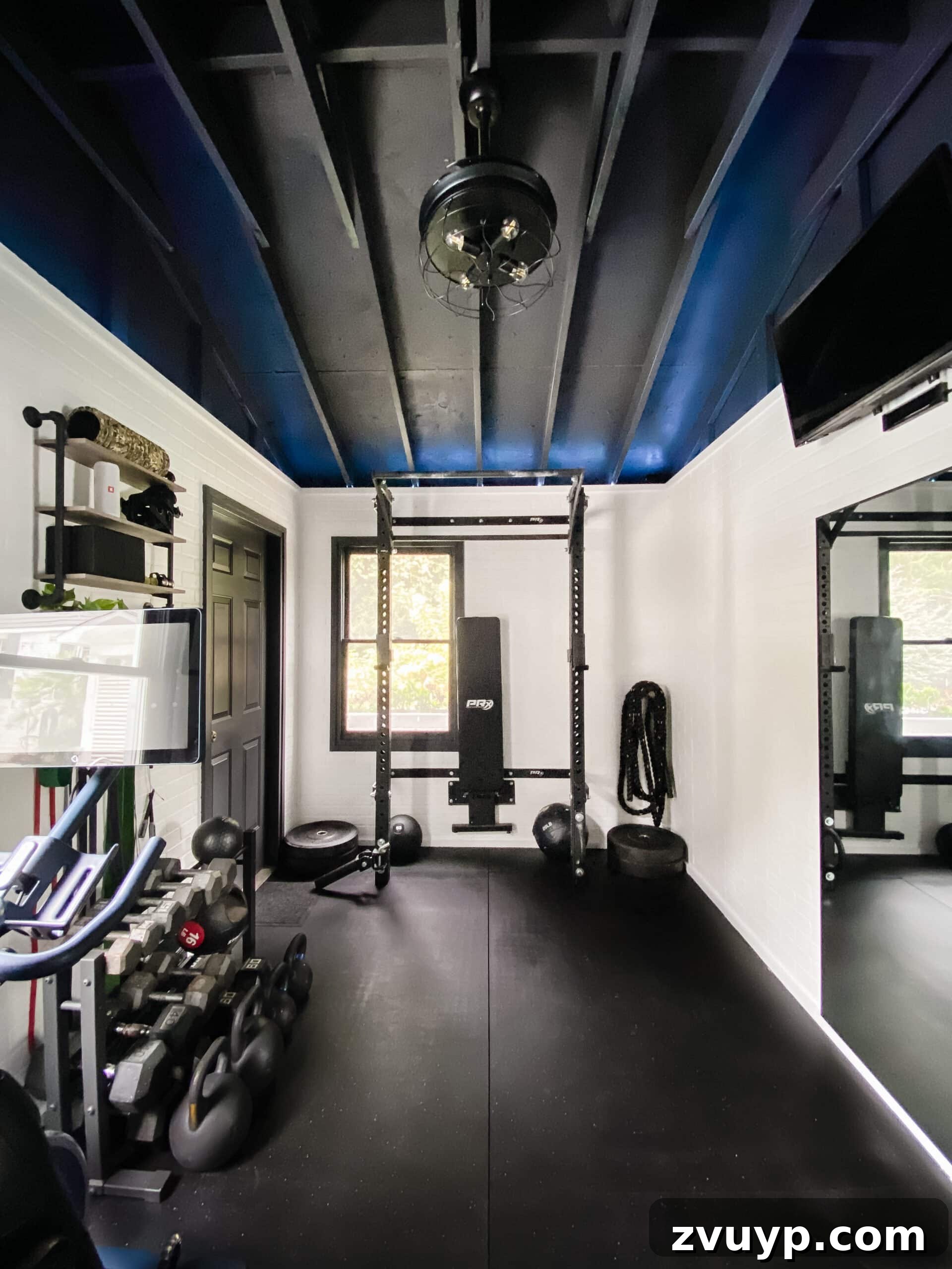 Reclaim Your Garage Space with Smart Storage 8 home gym shed in a backyard